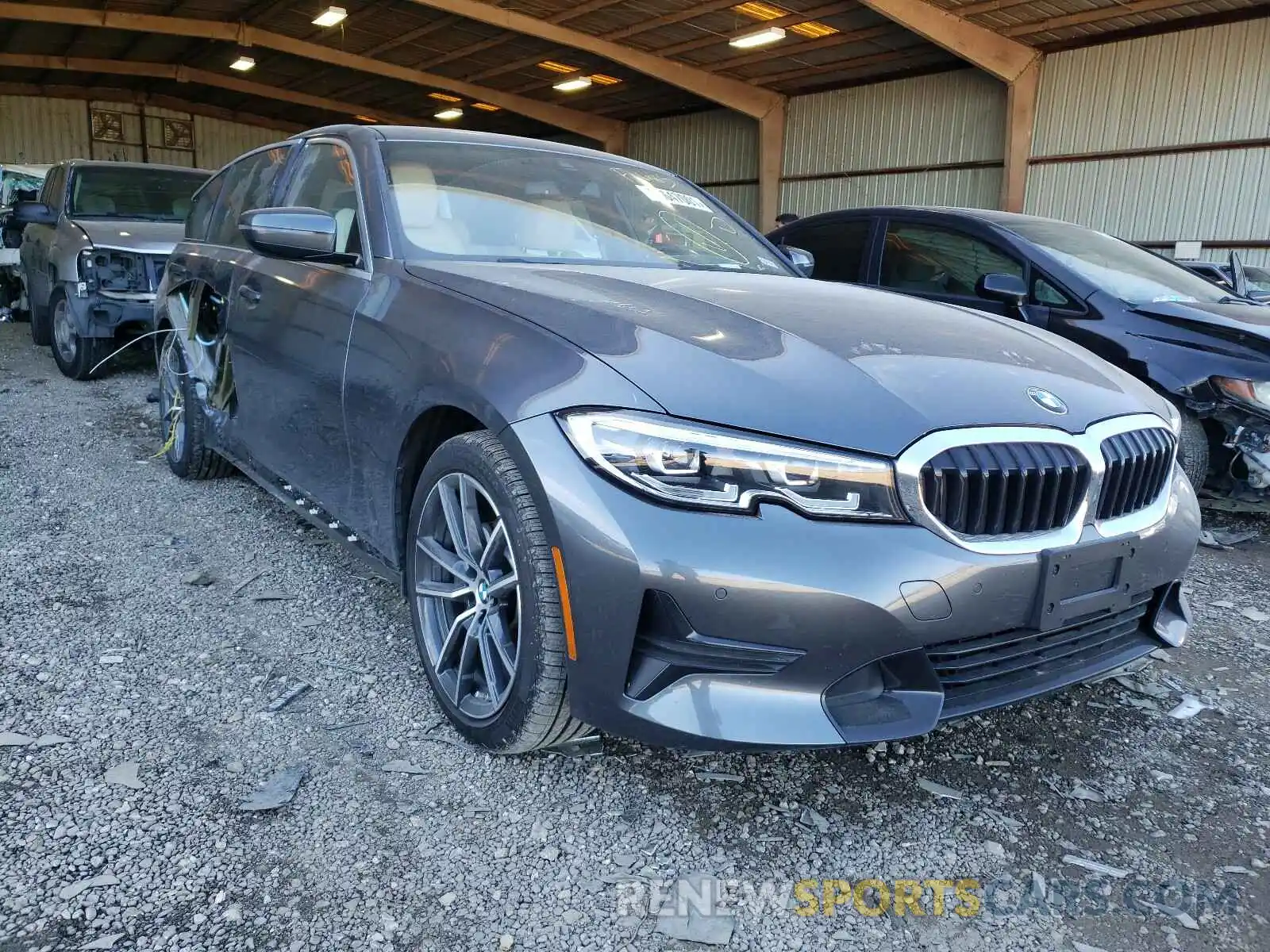 1 Photograph of a damaged car WBA5R1C5XKAK10558 BMW 3 SERIES 2019
