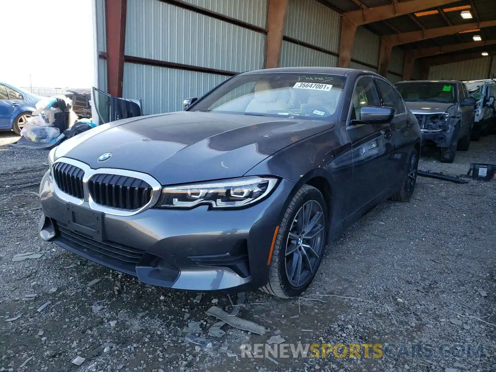 2 Photograph of a damaged car WBA5R1C5XKAK10558 BMW 3 SERIES 2019