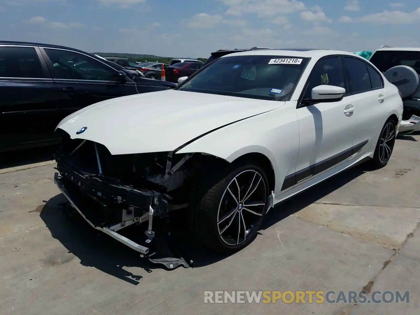 2 Photograph of a damaged car WBA5R1C5XKFH15277 BMW 3 SERIES 2019