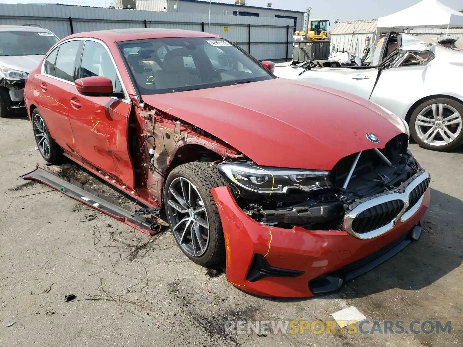 1 Фотография поврежденного автомобиля WBA5R1C5XKFH21046 BMW 3 SERIES 2019