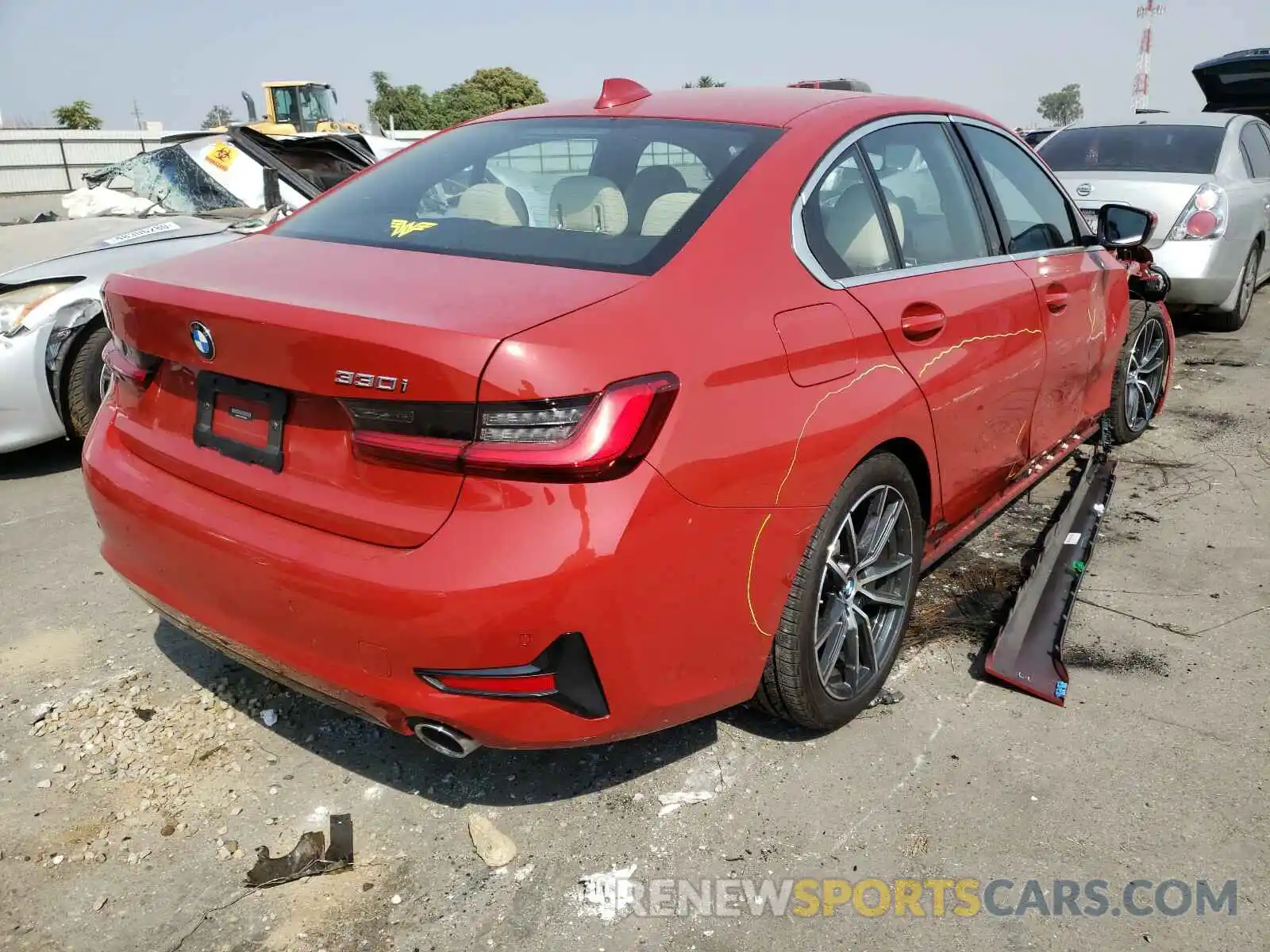 4 Фотография поврежденного автомобиля WBA5R1C5XKFH21046 BMW 3 SERIES 2019