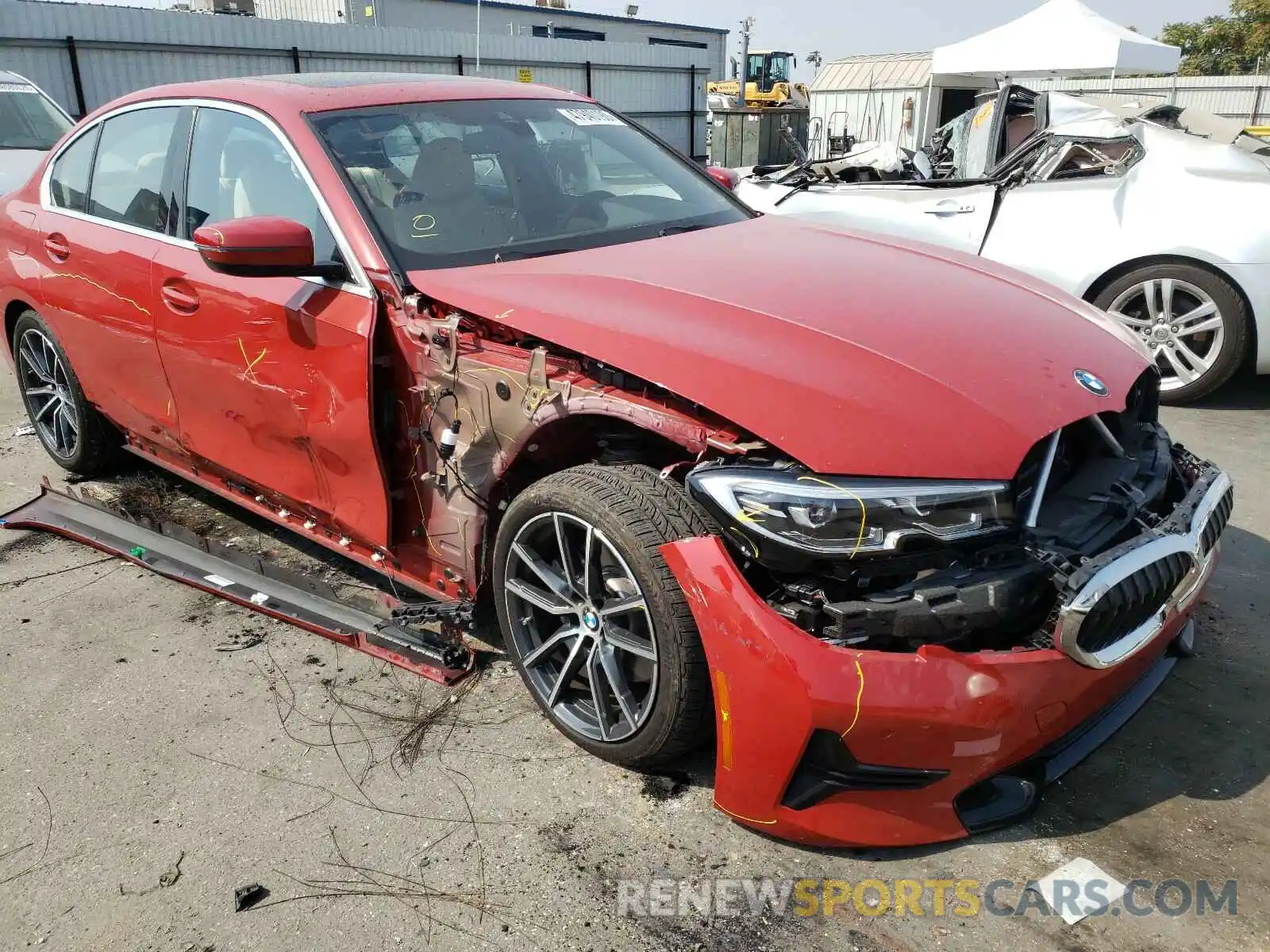 9 Photograph of a damaged car WBA5R1C5XKFH21046 BMW 3 SERIES 2019