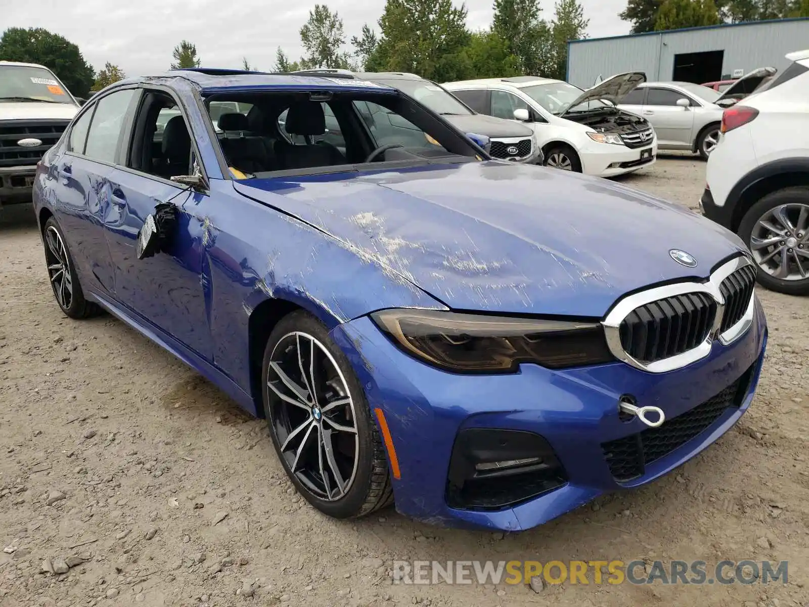 1 Photograph of a damaged car WBA5R7C50KAJ78335 BMW 3 SERIES 2019