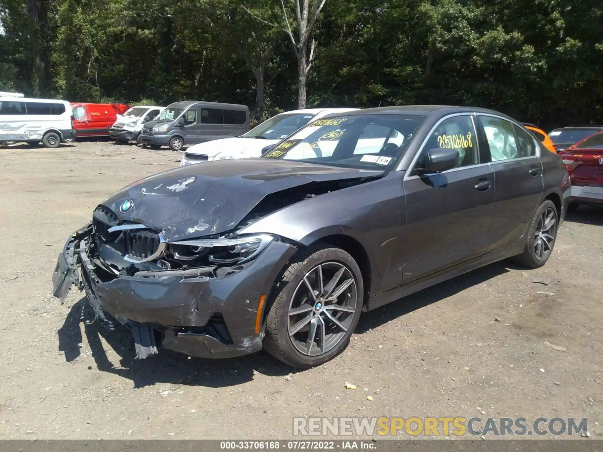 2 Photograph of a damaged car WBA5R7C50KAJ78903 BMW 3 SERIES 2019