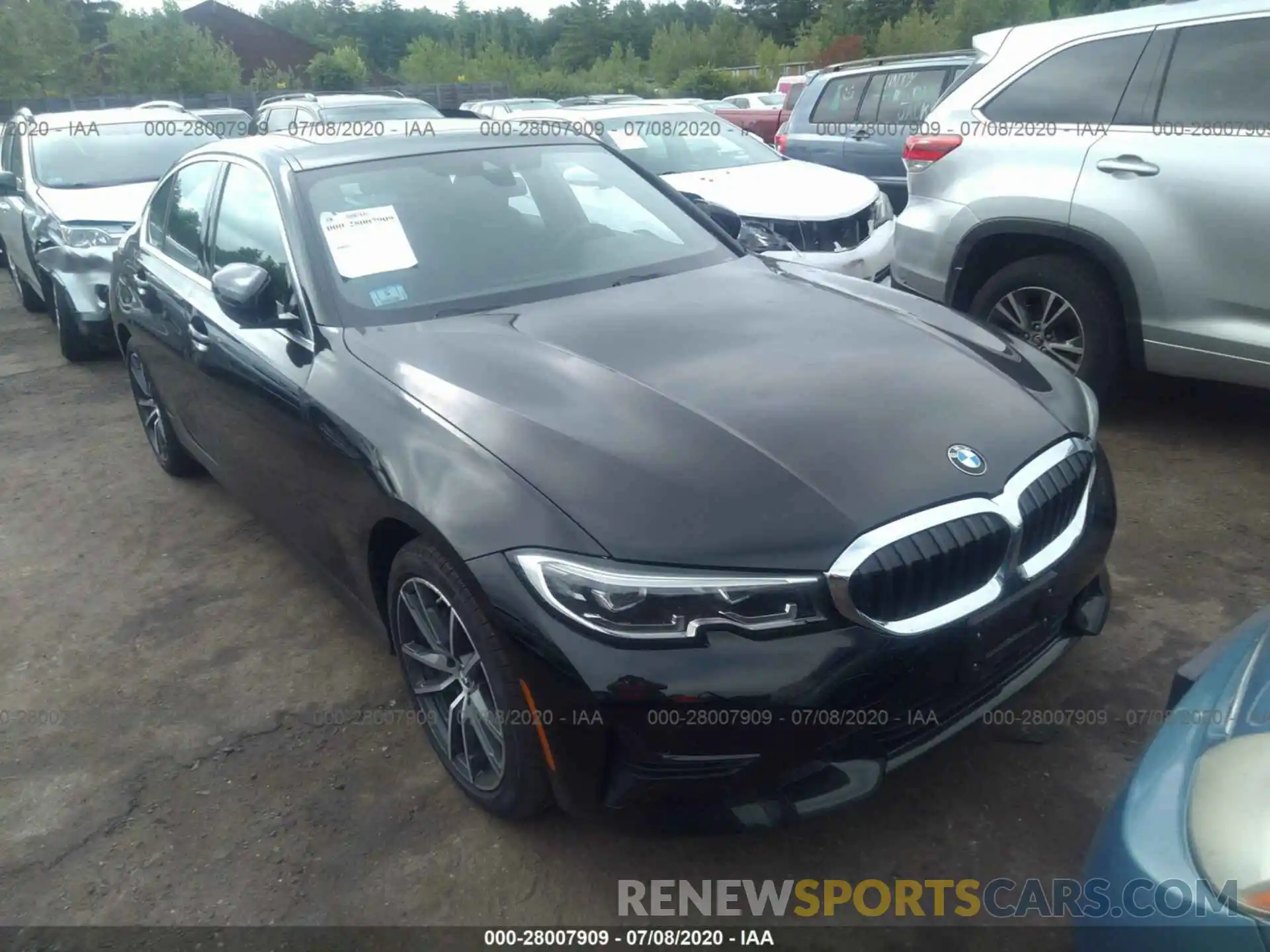 1 Фотография поврежденного автомобиля WBA5R7C50KAJ80540 BMW 3 SERIES 2019