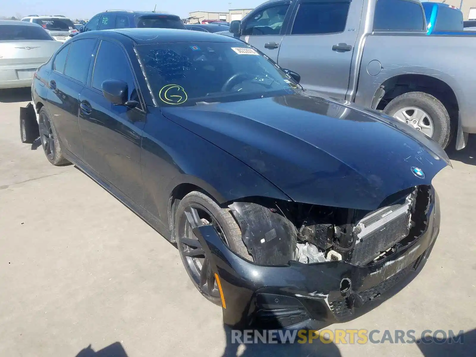 1 Photograph of a damaged car WBA5R7C50KAJ81199 BMW 3 SERIES 2019