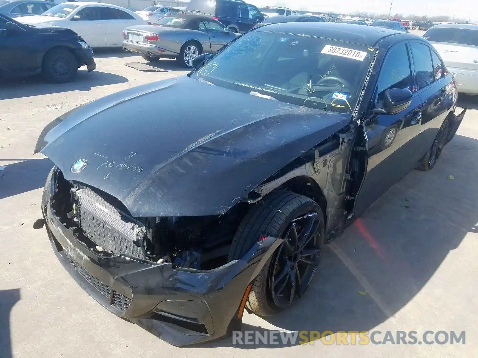 2 Photograph of a damaged car WBA5R7C50KAJ81199 BMW 3 SERIES 2019