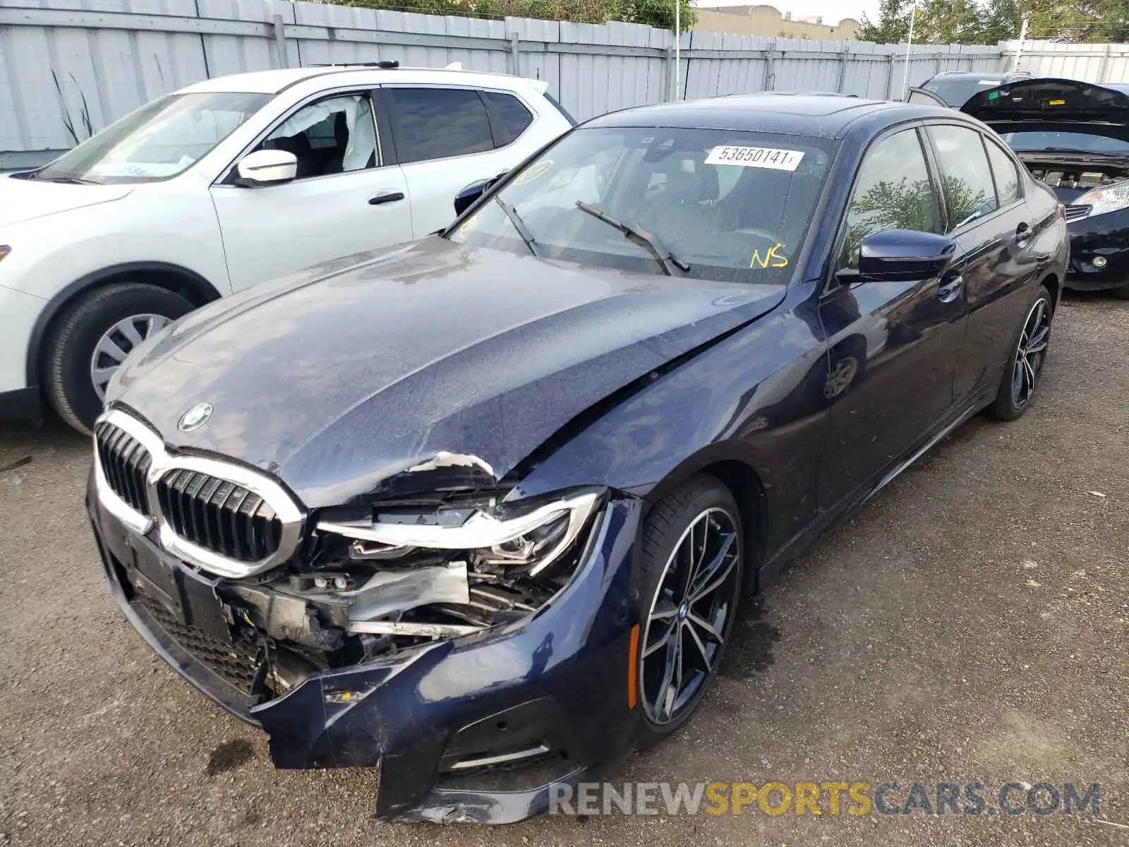 2 Photograph of a damaged car WBA5R7C50KAJ85138 BMW 3 SERIES 2019