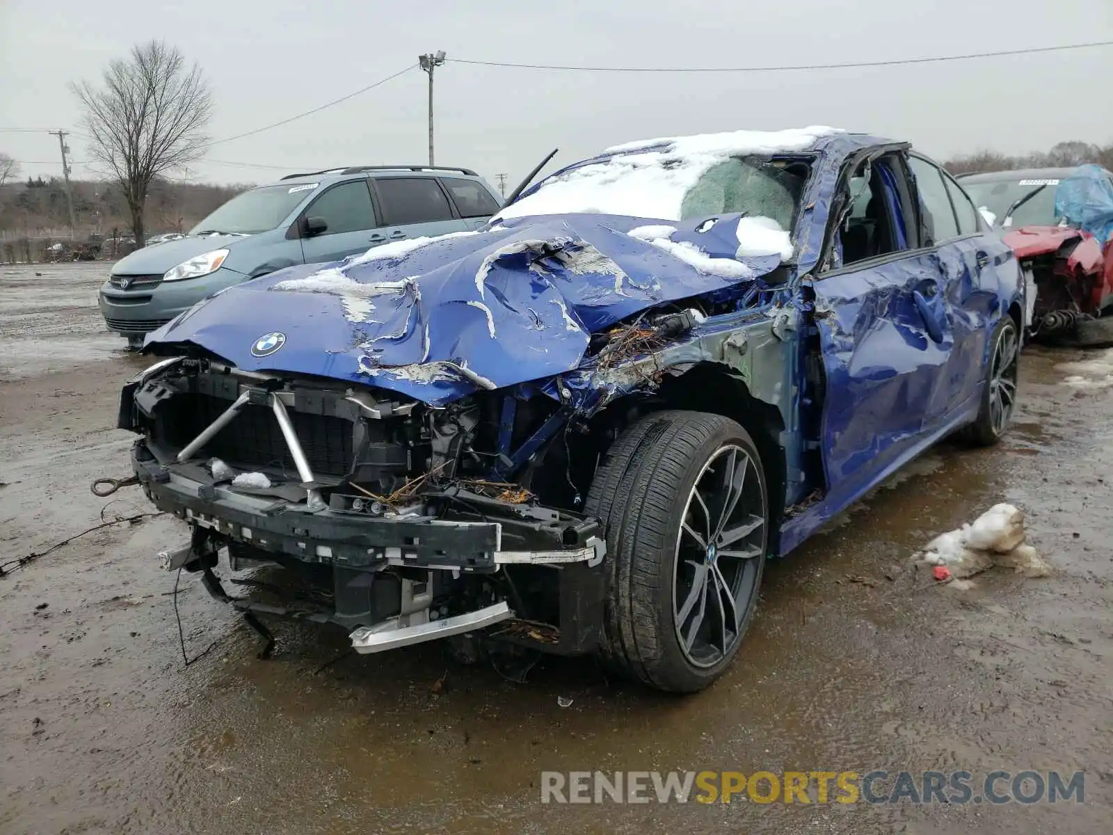 2 Photograph of a damaged car WBA5R7C50KAJ87326 BMW 3 SERIES 2019