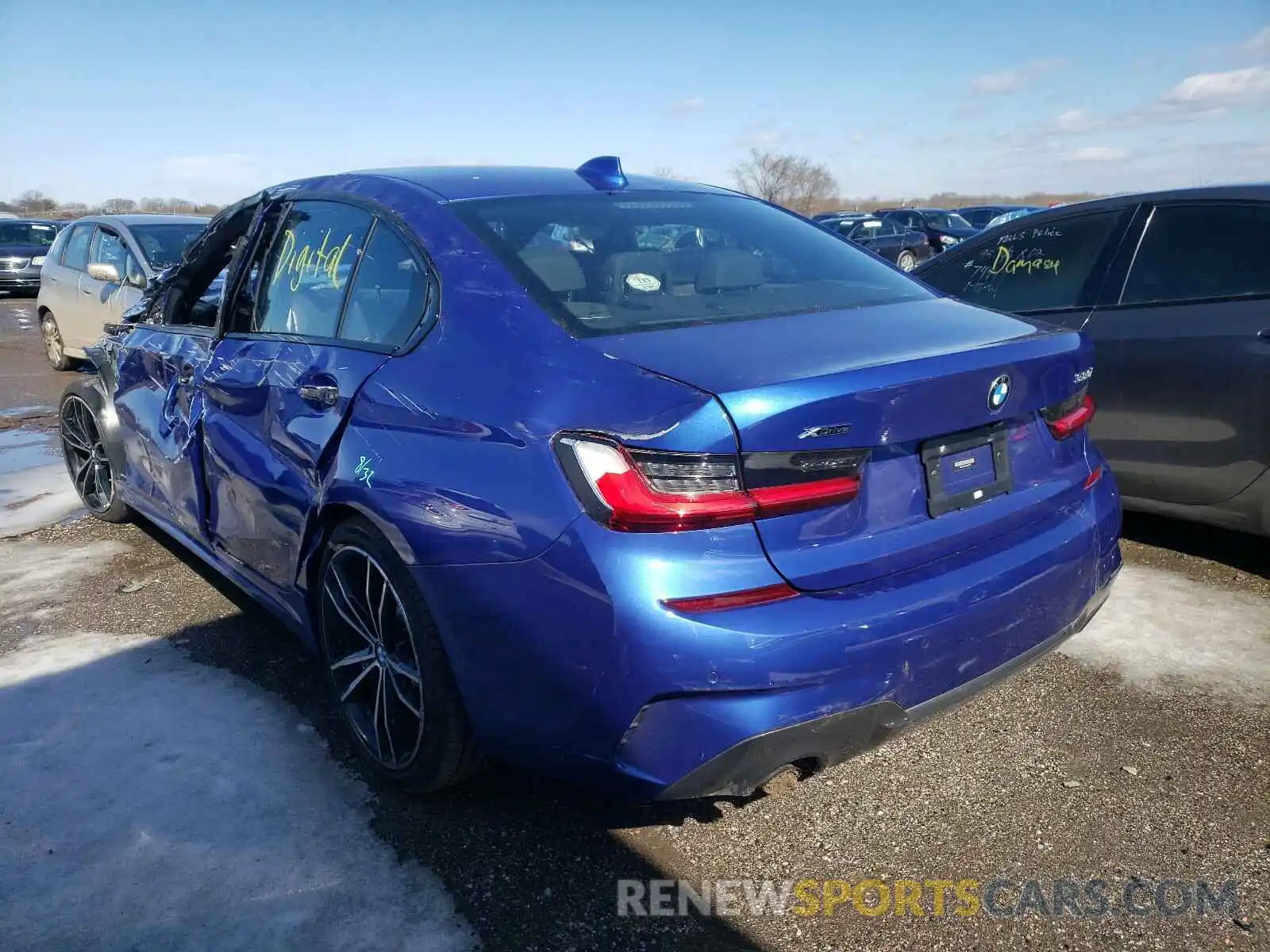 3 Photograph of a damaged car WBA5R7C50KAJ87326 BMW 3 SERIES 2019