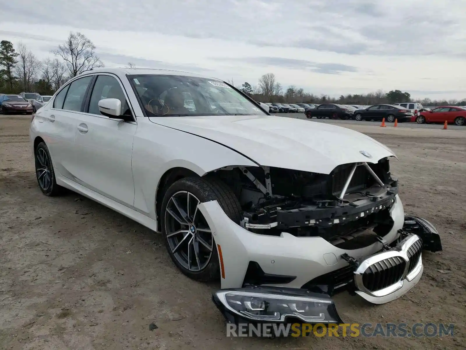 1 Photograph of a damaged car WBA5R7C50KFH16344 BMW 3 SERIES 2019