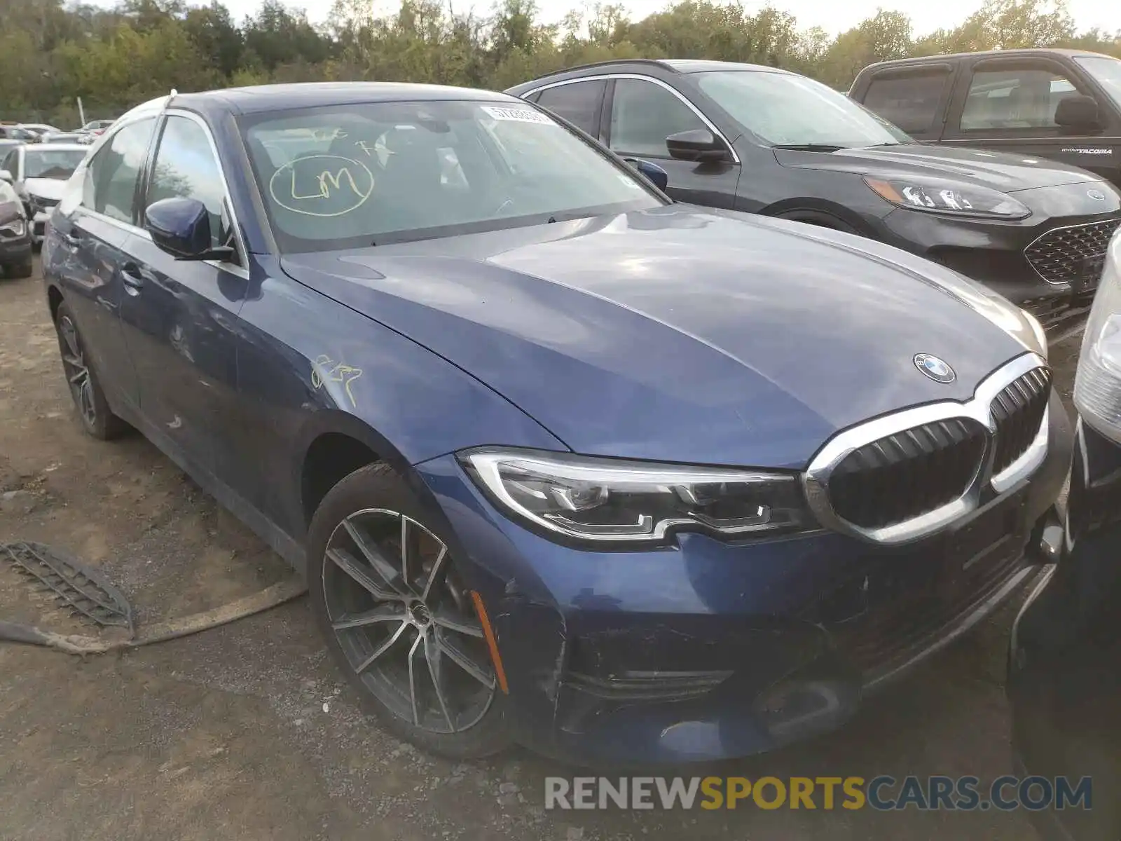 1 Photograph of a damaged car WBA5R7C50KFH32558 BMW 3 SERIES 2019