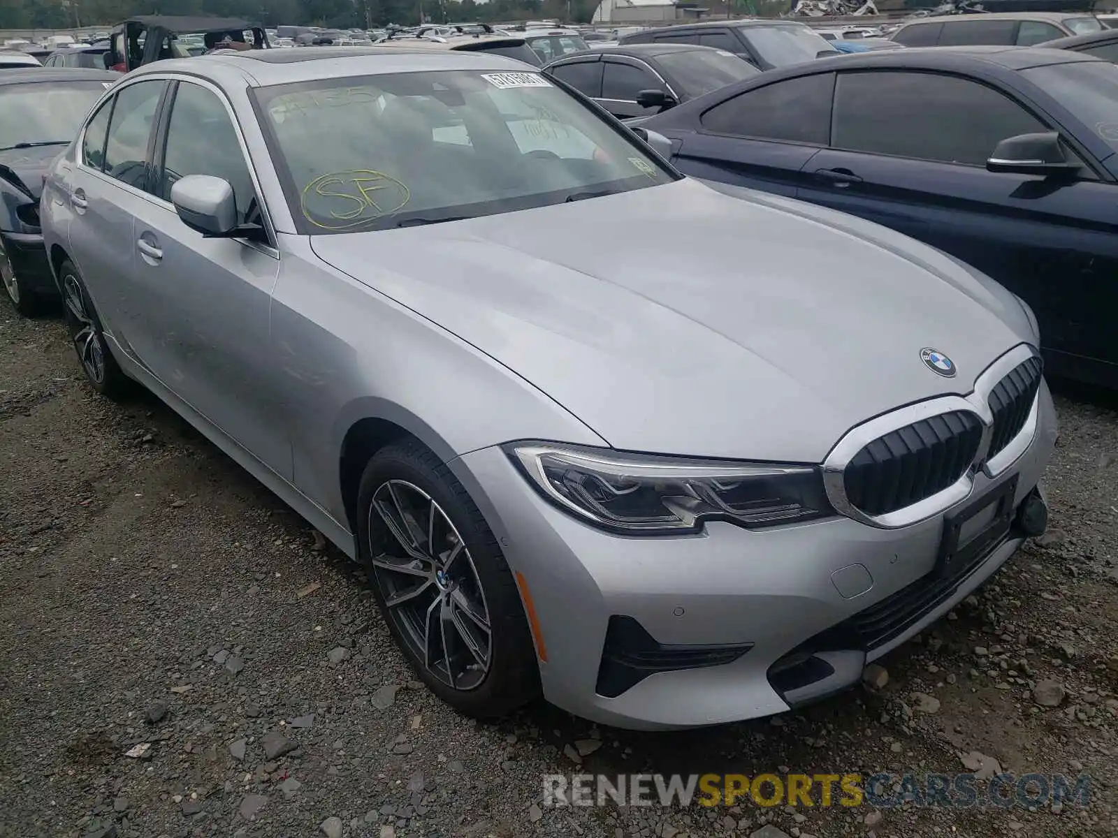 1 Photograph of a damaged car WBA5R7C51KAJ78439 BMW 3 SERIES 2019