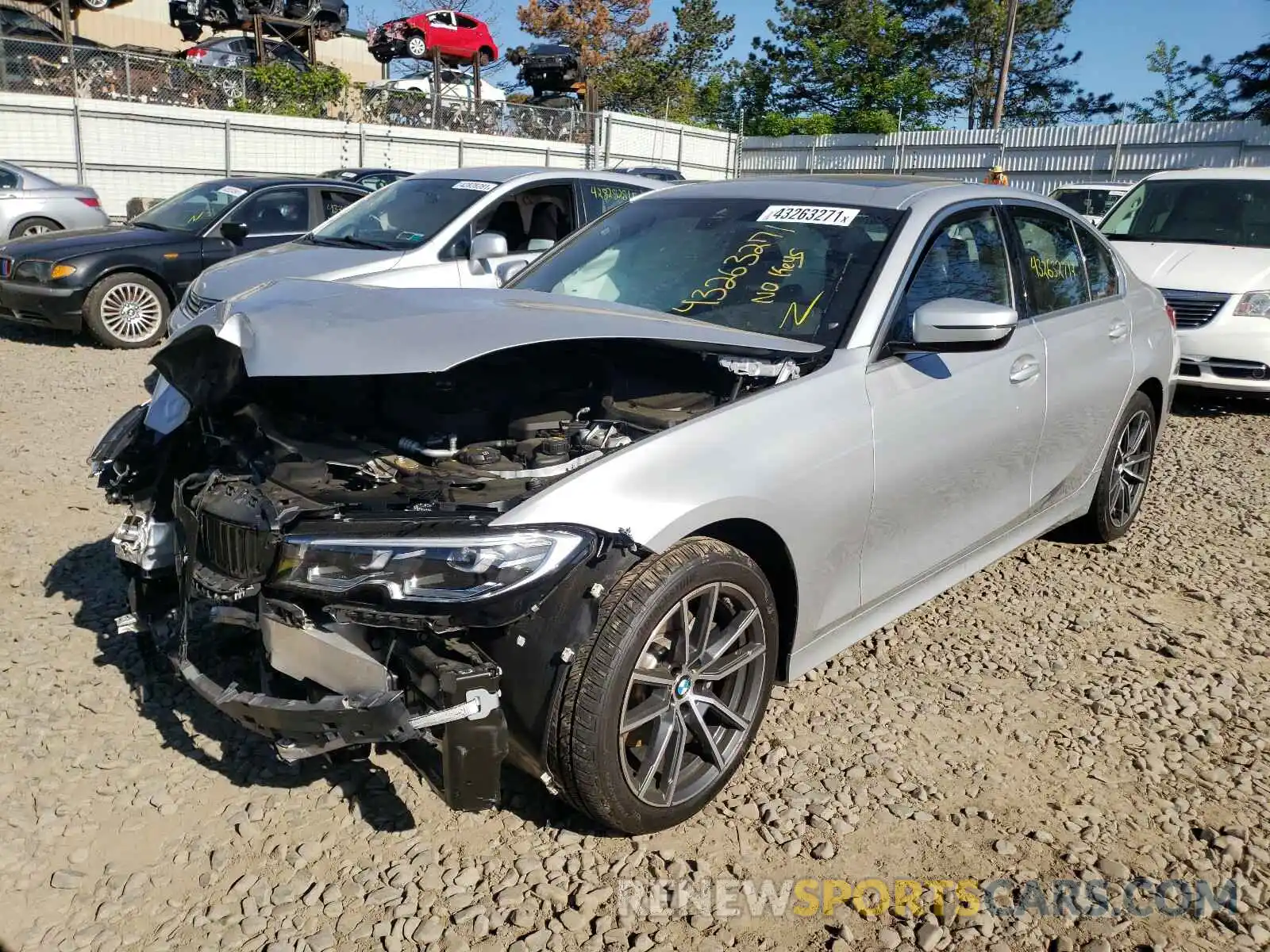 2 Photograph of a damaged car WBA5R7C51KAJ83897 BMW 3 SERIES 2019