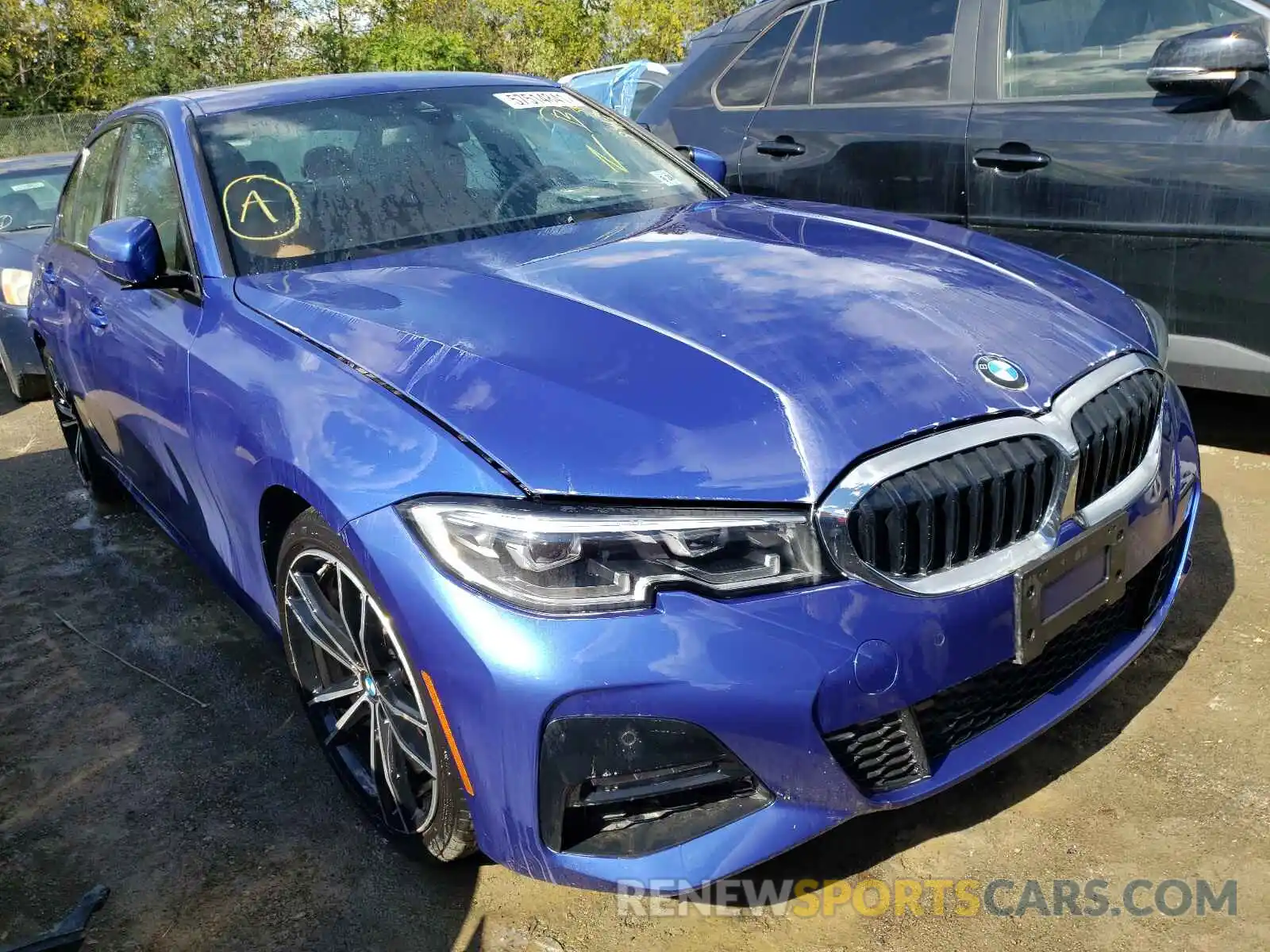 1 Photograph of a damaged car WBA5R7C51KFH00010 BMW 3 SERIES 2019