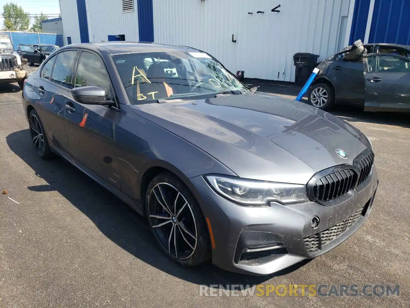 1 Photograph of a damaged car WBA5R7C51KFH05949 BMW 3 SERIES 2019