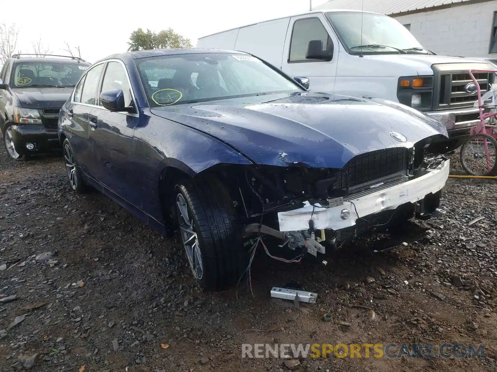 1 Photograph of a damaged car WBA5R7C51KFH16448 BMW 3 SERIES 2019