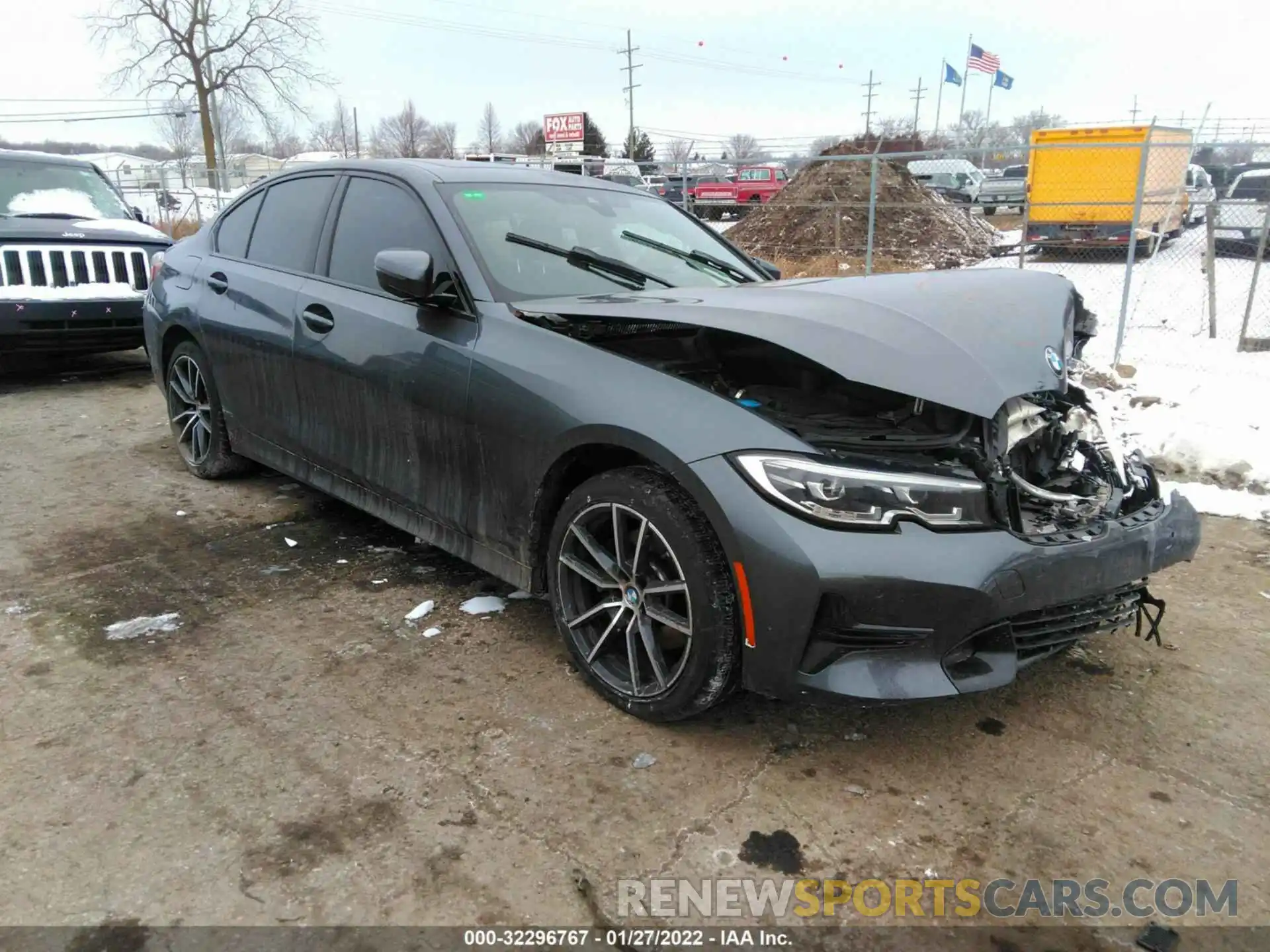 1 Photograph of a damaged car WBA5R7C51KFH28342 BMW 3 SERIES 2019