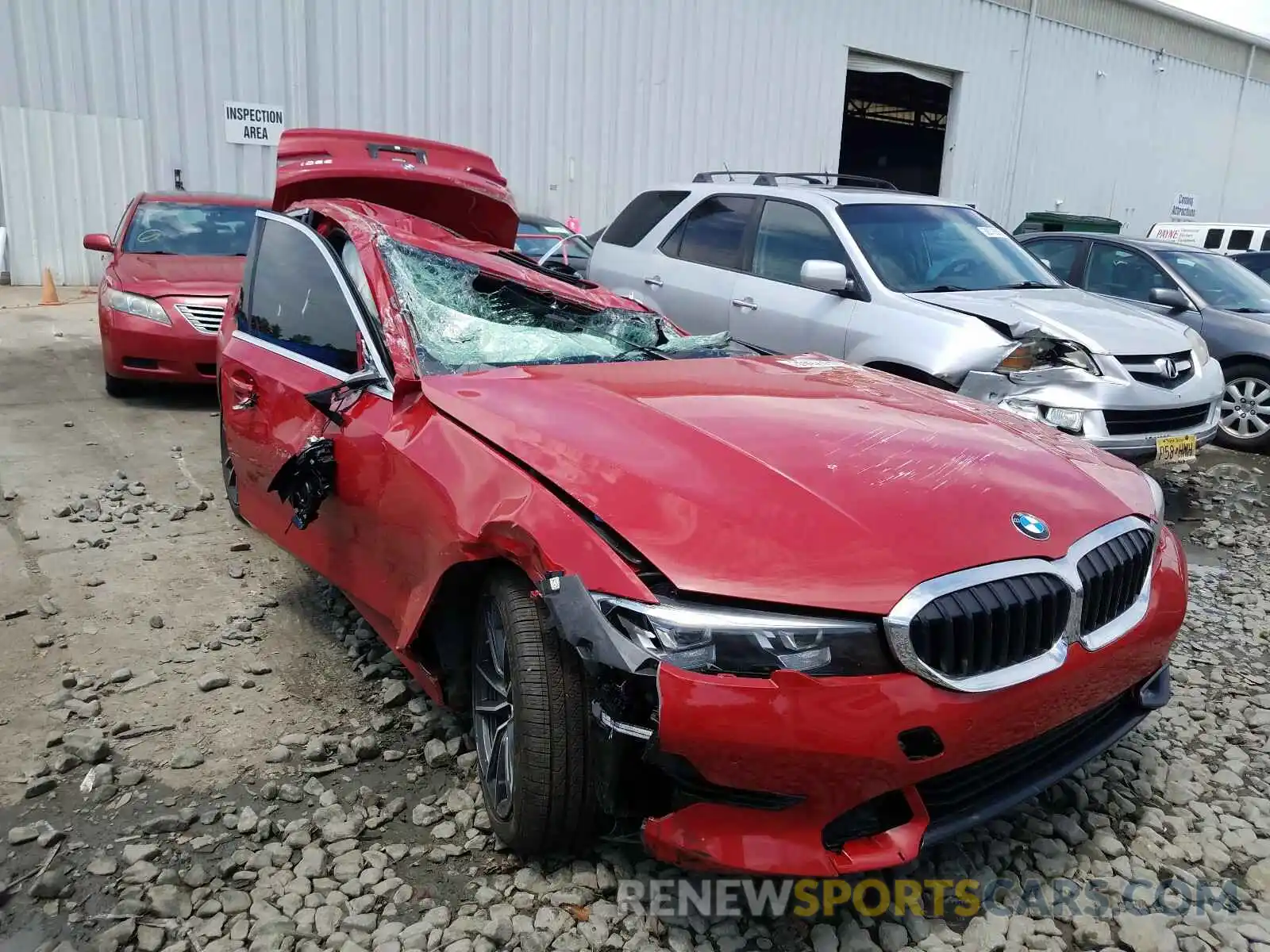 1 Photograph of a damaged car WBA5R7C51KFH32052 BMW 3 SERIES 2019