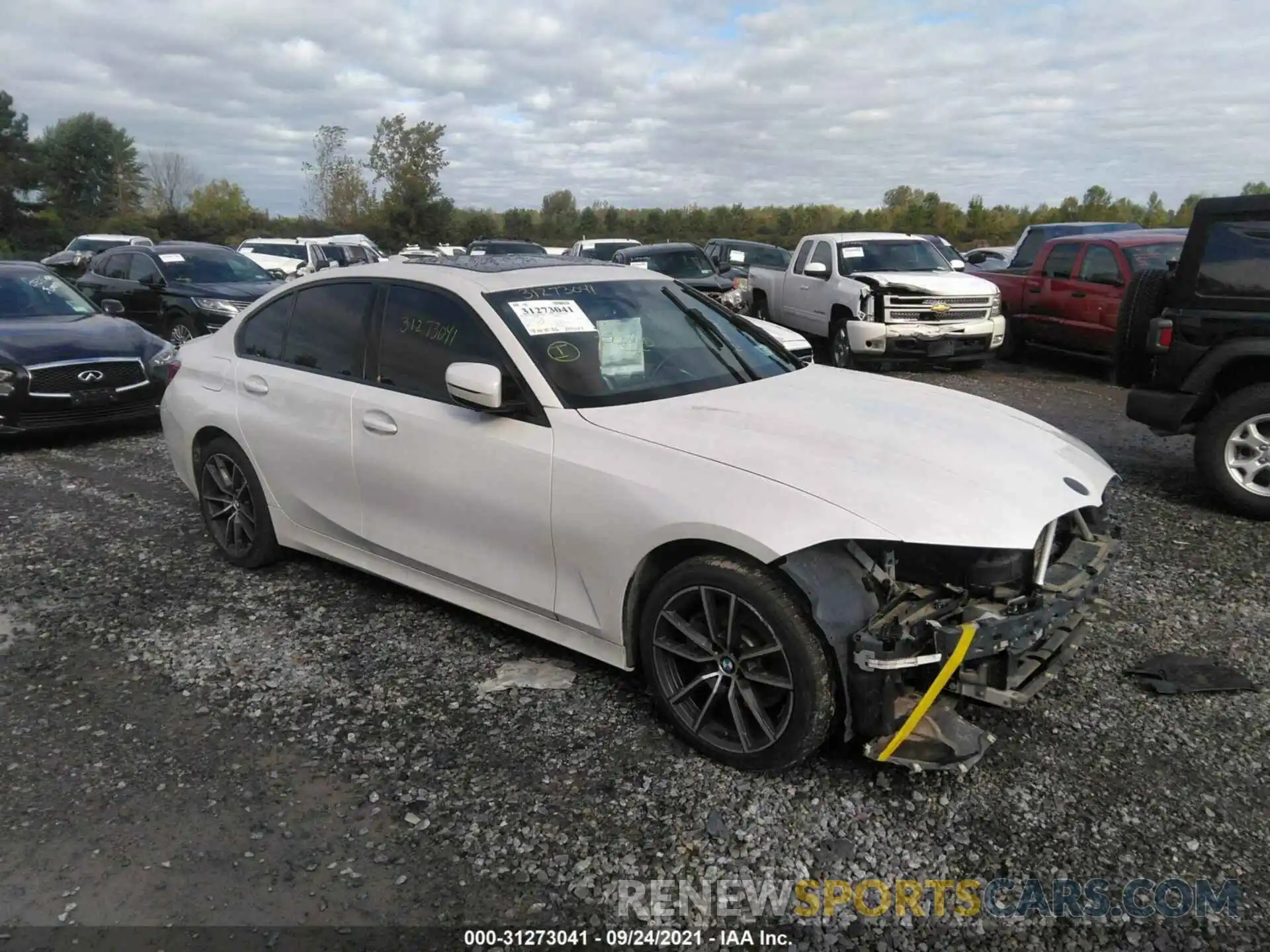 1 Photograph of a damaged car WBA5R7C52KAJ79731 BMW 3 SERIES 2019