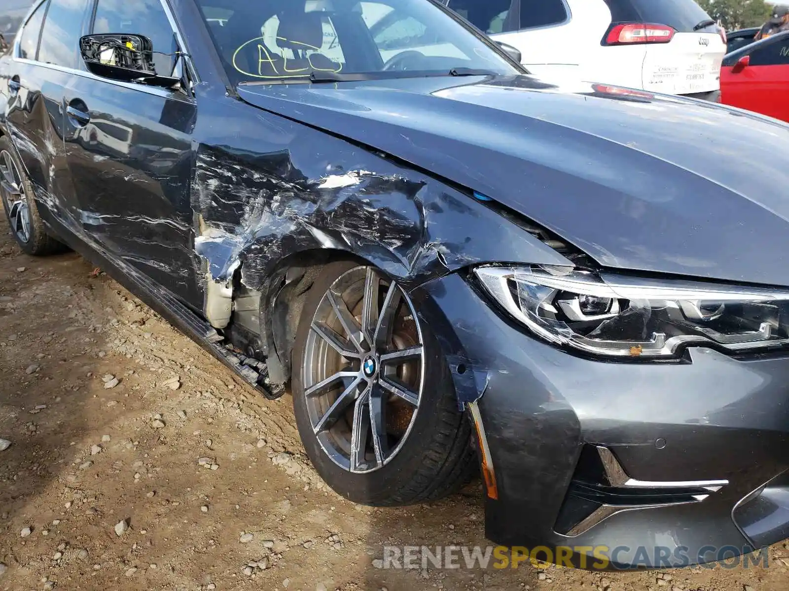 9 Photograph of a damaged car WBA5R7C52KAJ80040 BMW 3 SERIES 2019