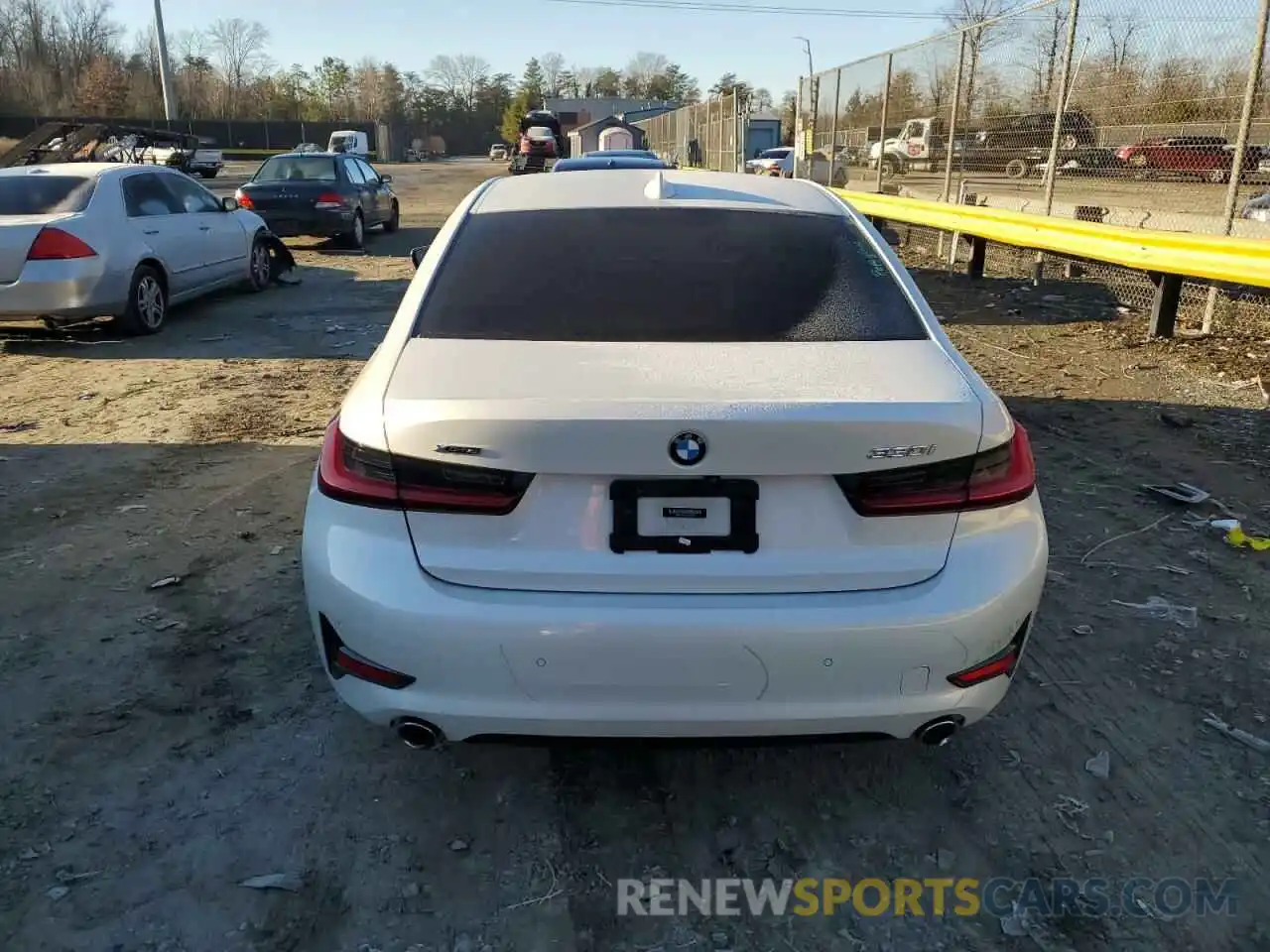 6 Photograph of a damaged car WBA5R7C52KAJ81060 BMW 3 SERIES 2019