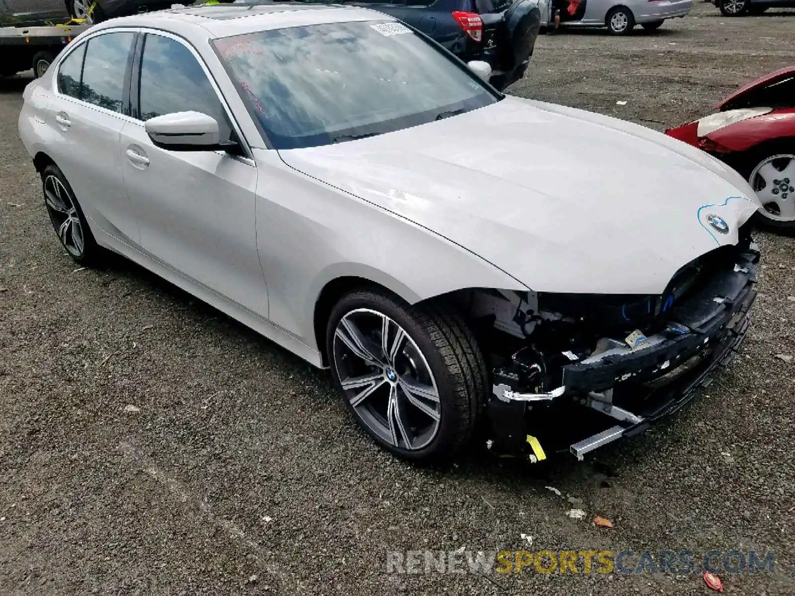 1 Фотография поврежденного автомобиля WBA5R7C52KAJ82550 BMW 3 SERIES 2019