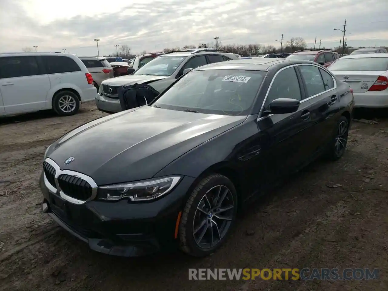 2 Фотография поврежденного автомобиля WBA5R7C52KAJ84671 BMW 3 SERIES 2019