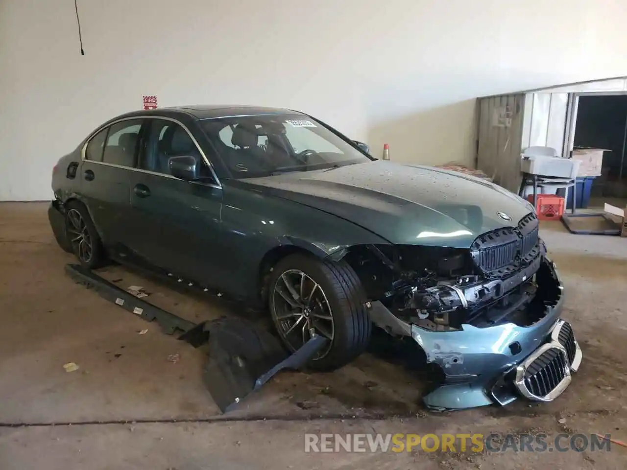 1 Photograph of a damaged car WBA5R7C52KAJ85299 BMW 3 SERIES 2019