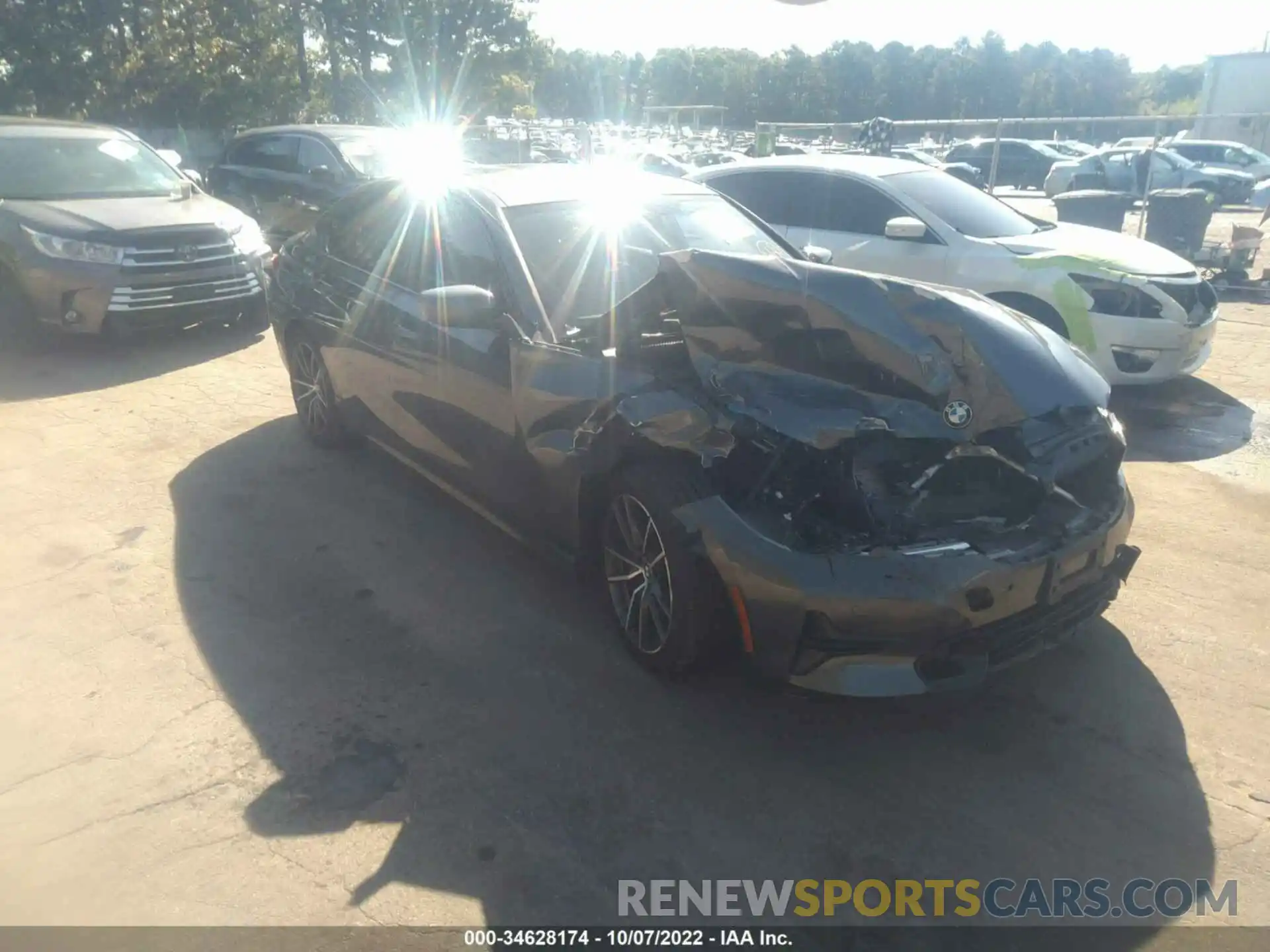 1 Photograph of a damaged car WBA5R7C52KAJ87280 BMW 3 SERIES 2019