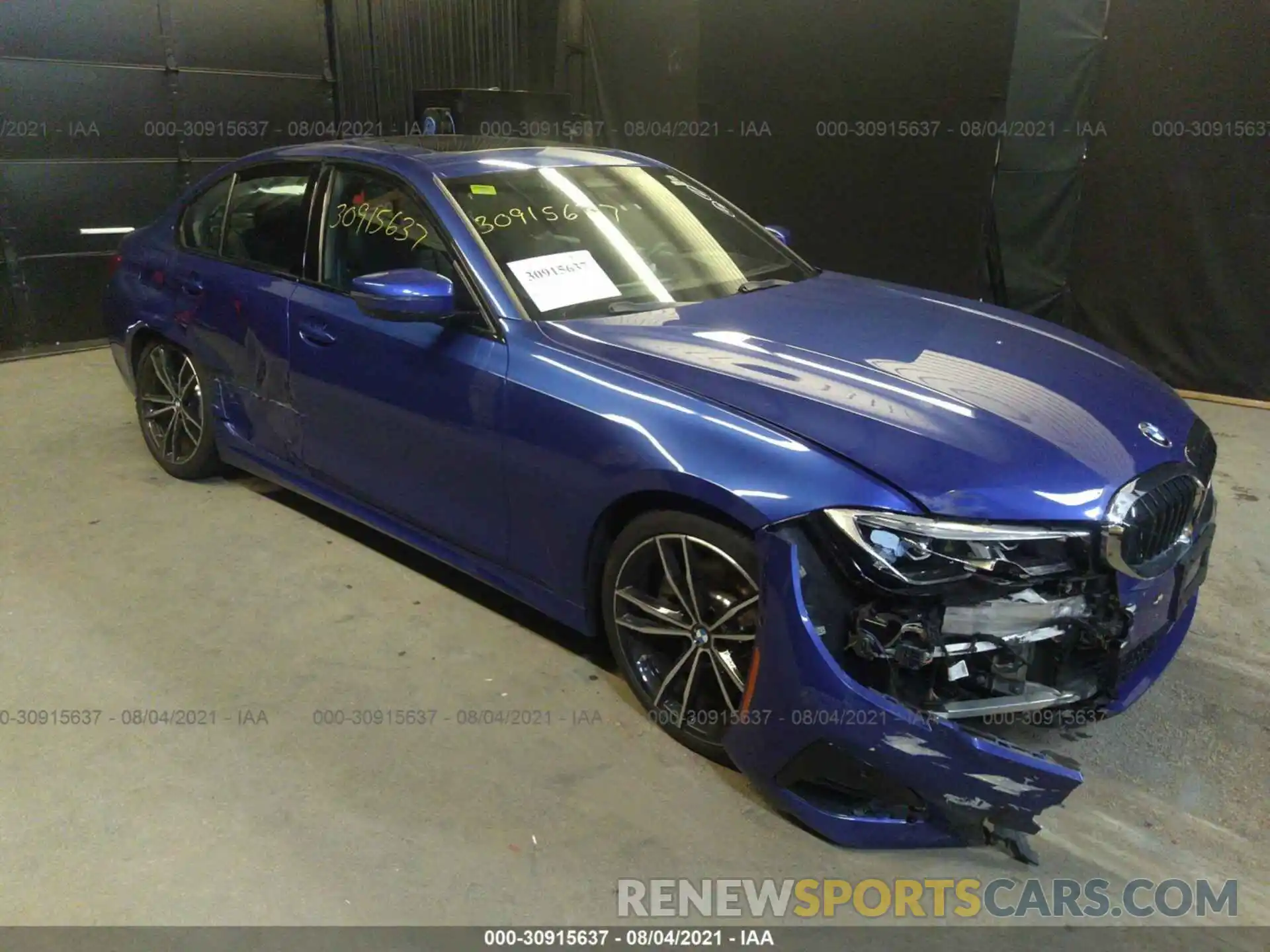 1 Photograph of a damaged car WBA5R7C53KAE82519 BMW 3 SERIES 2019