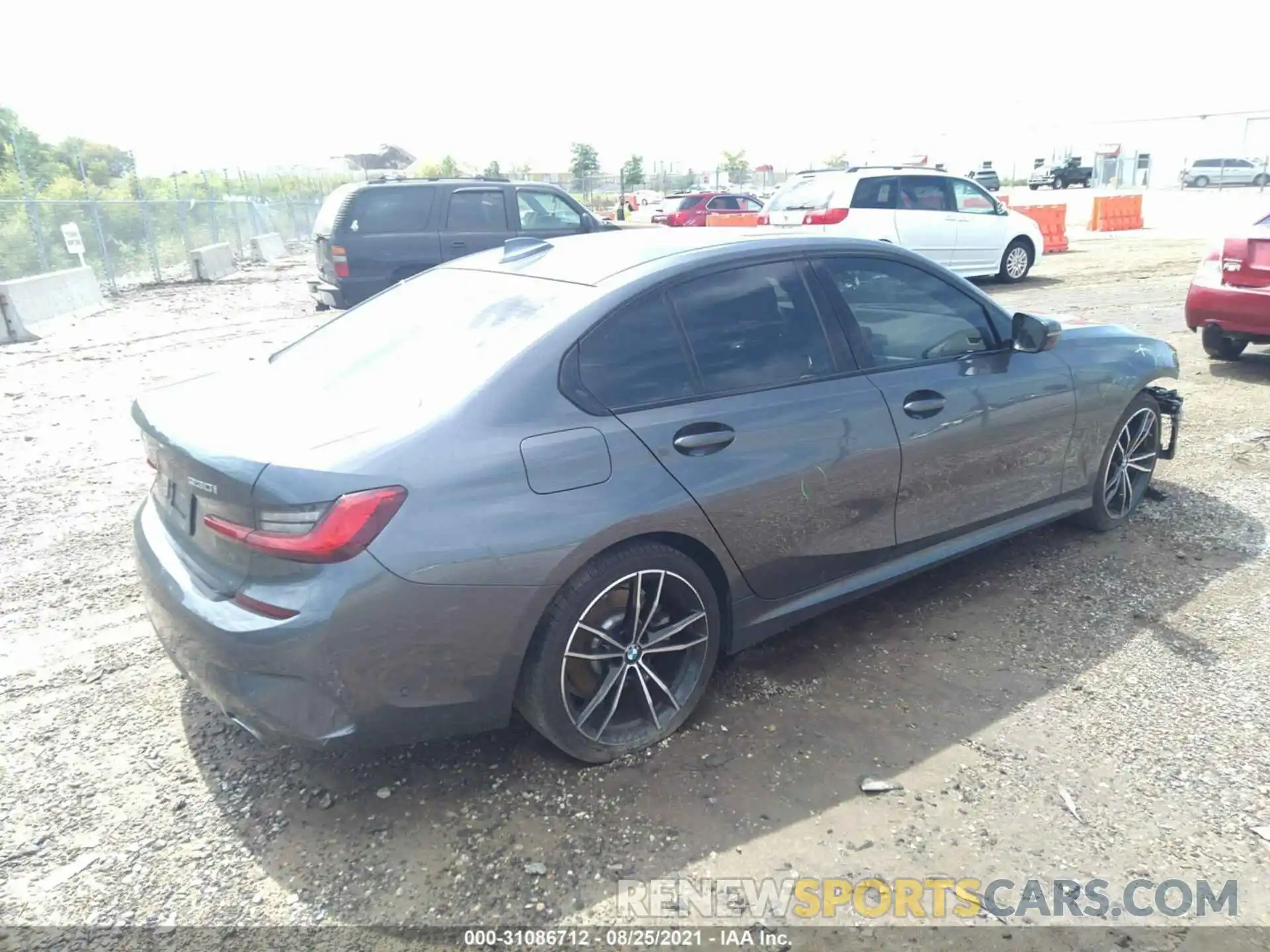 4 Фотография поврежденного автомобиля WBA5R7C53KAE82651 BMW 3 SERIES 2019