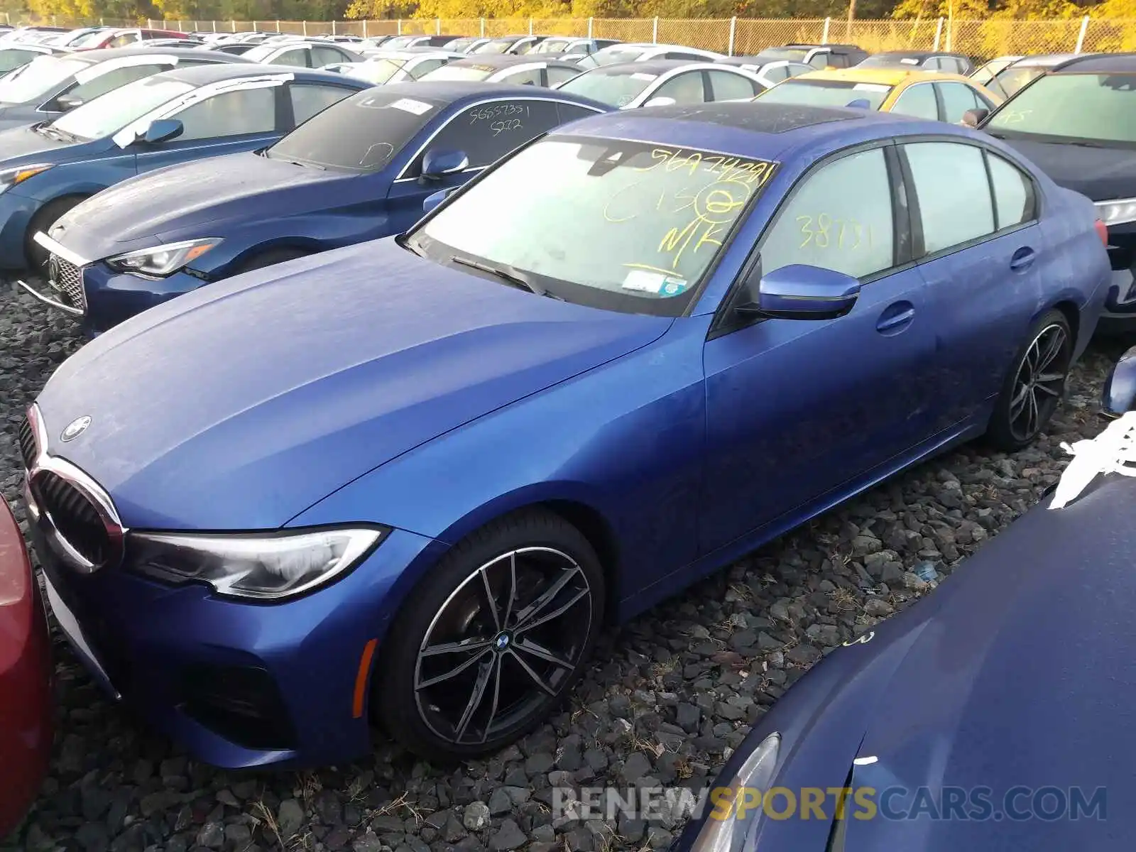 2 Photograph of a damaged car WBA5R7C53KAE82908 BMW 3 SERIES 2019