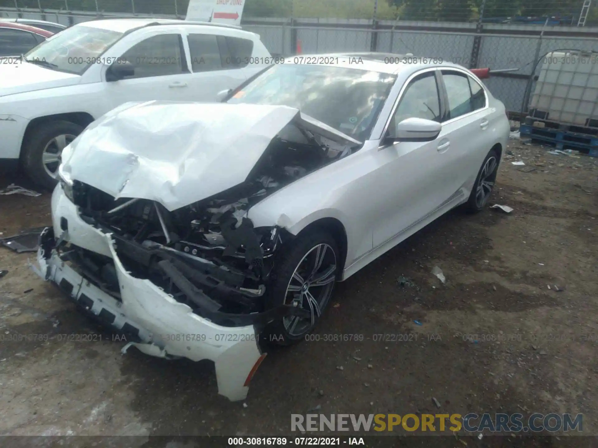 2 Photograph of a damaged car WBA5R7C53KAJ81018 BMW 3 SERIES 2019