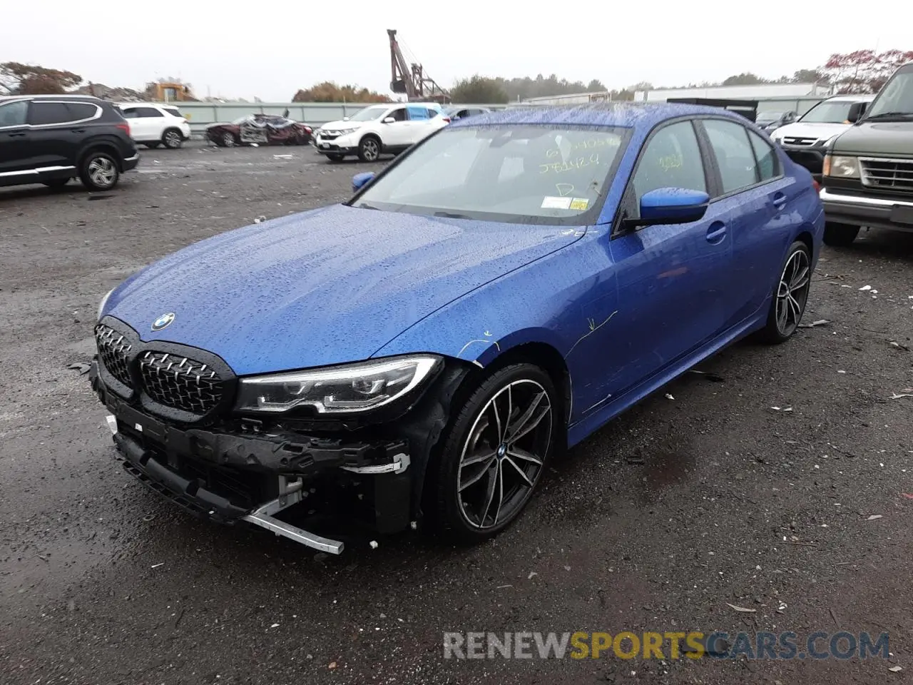 2 Photograph of a damaged car WBA5R7C53KAJ81424 BMW 3 SERIES 2019