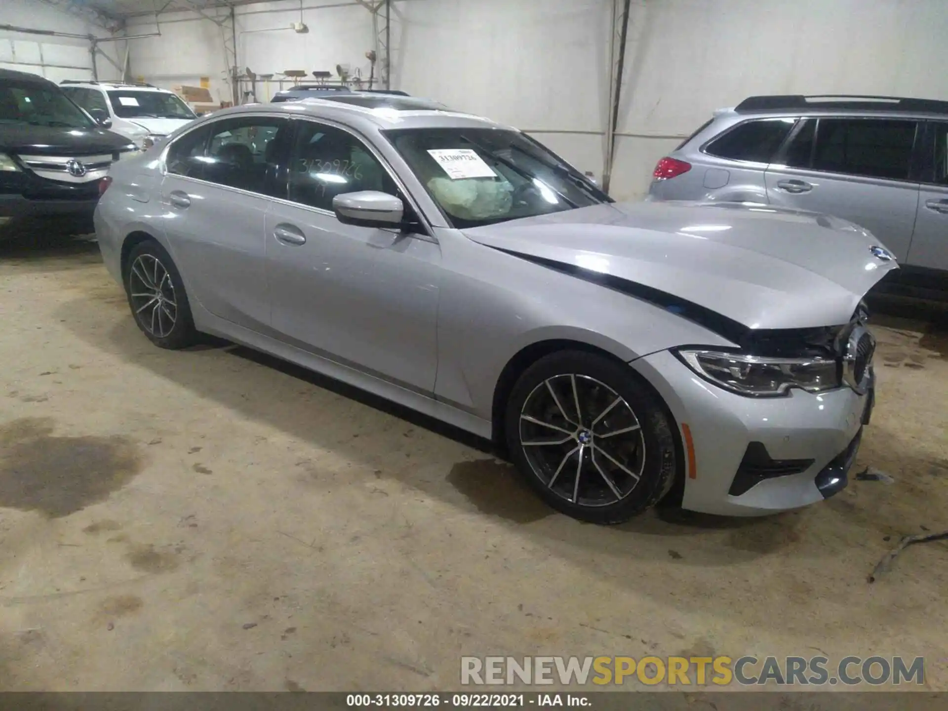 1 Photograph of a damaged car WBA5R7C53KAJ82136 BMW 3 SERIES 2019