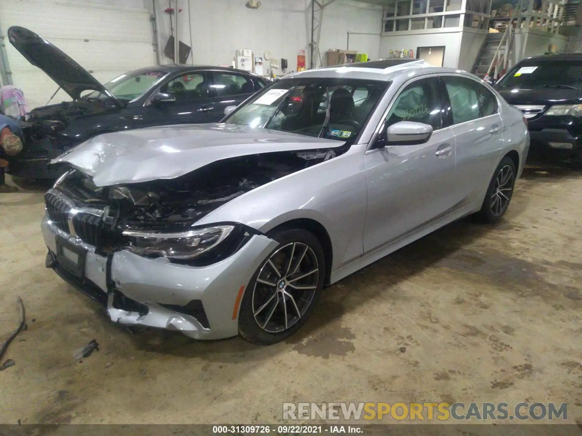 2 Photograph of a damaged car WBA5R7C53KAJ82136 BMW 3 SERIES 2019