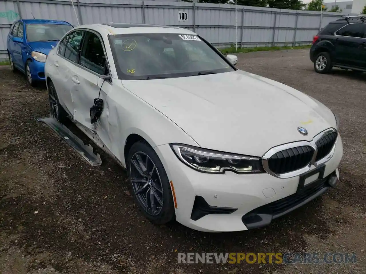 1 Photograph of a damaged car WBA5R7C53KAJ83674 BMW 3 SERIES 2019