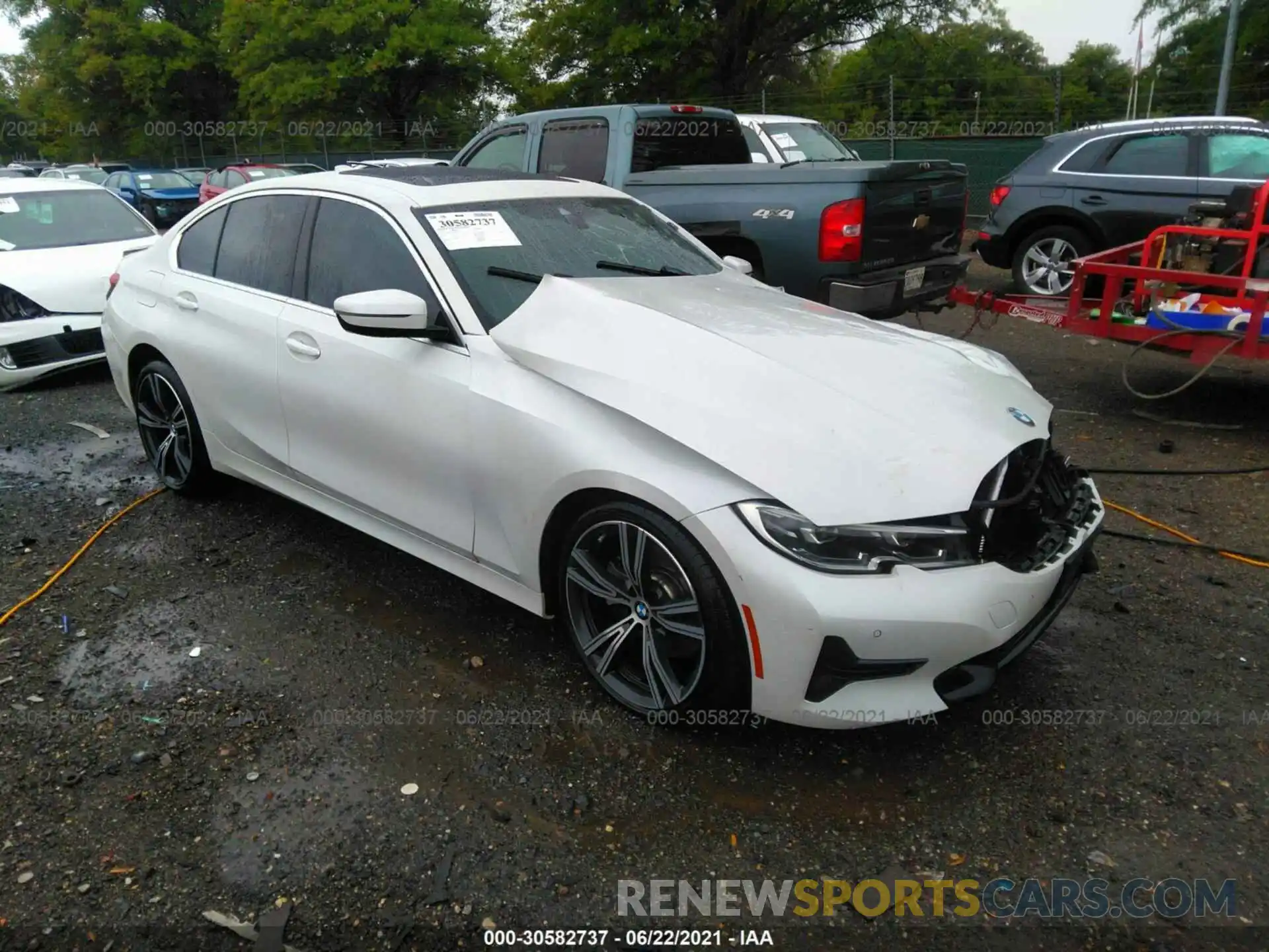 1 Photograph of a damaged car WBA5R7C53KAJ84601 BMW 3 SERIES 2019