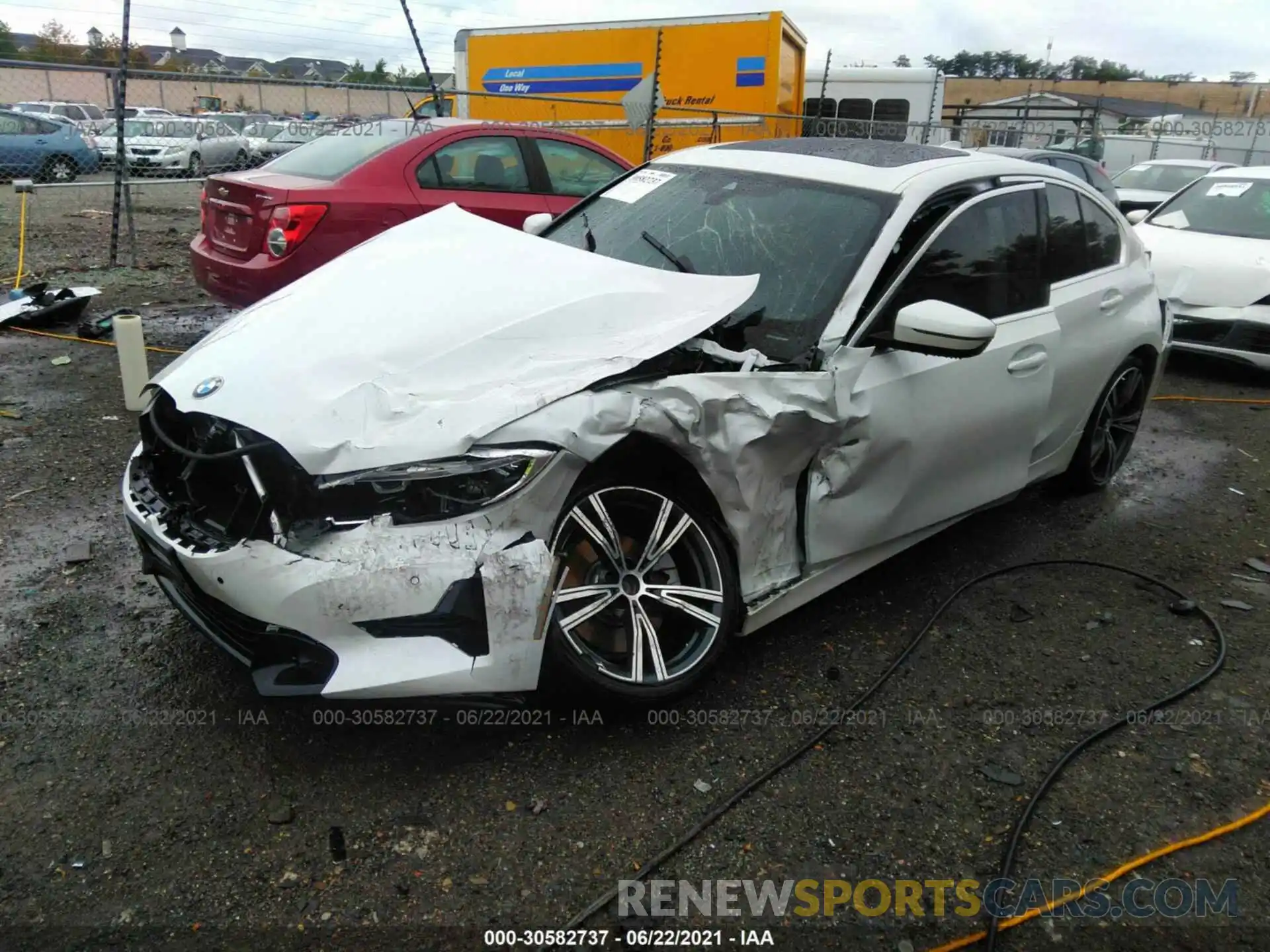 2 Photograph of a damaged car WBA5R7C53KAJ84601 BMW 3 SERIES 2019