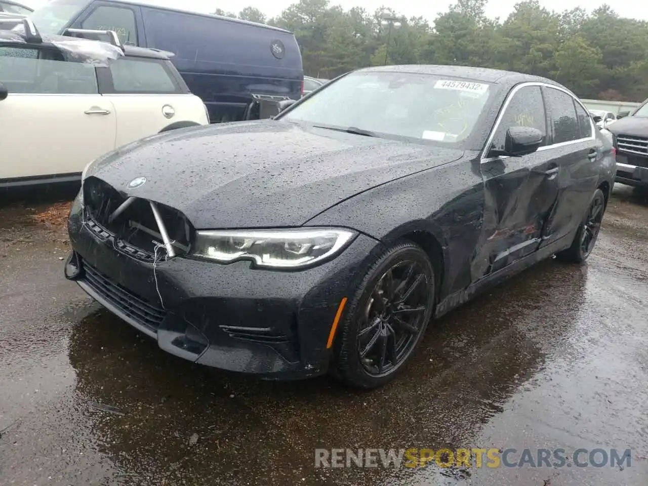 2 Photograph of a damaged car WBA5R7C53KAJ85103 BMW 3 SERIES 2019