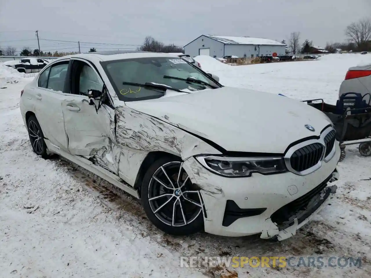 1 Фотография поврежденного автомобиля WBA5R7C53KAJ87000 BMW 3 SERIES 2019