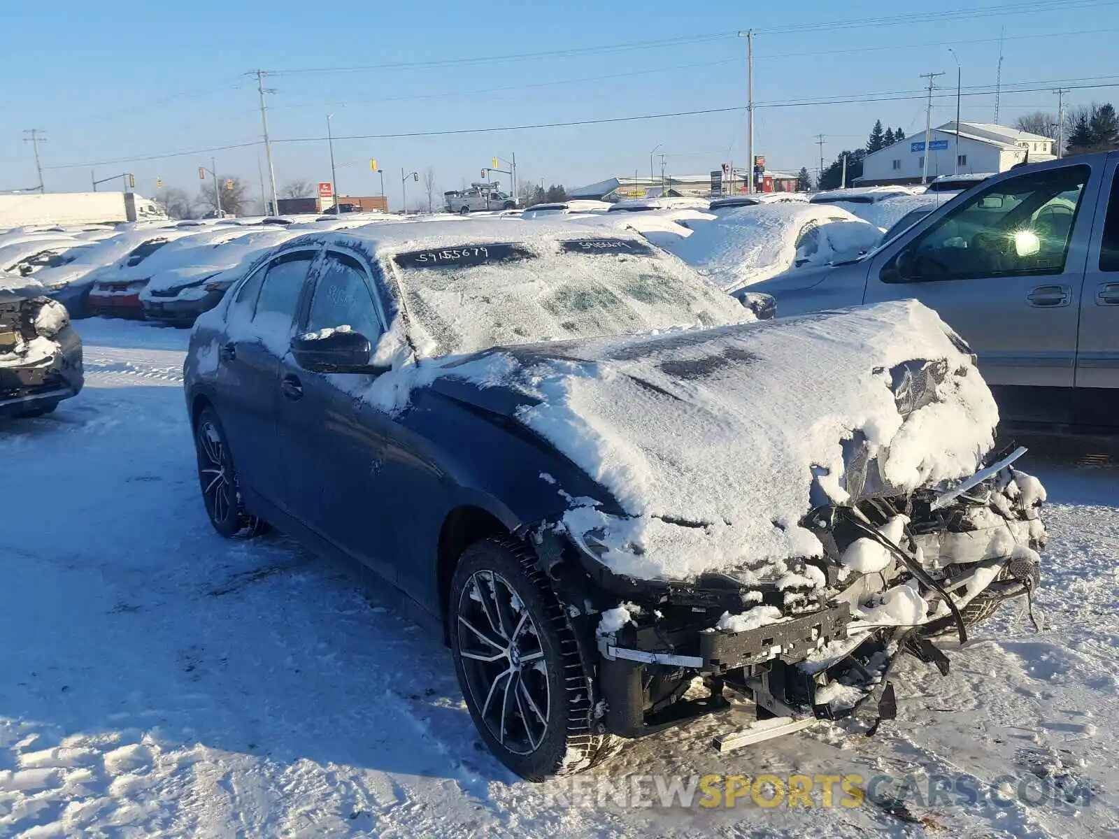 1 Photograph of a damaged car WBA5R7C53KFH04432 BMW 3 SERIES 2019