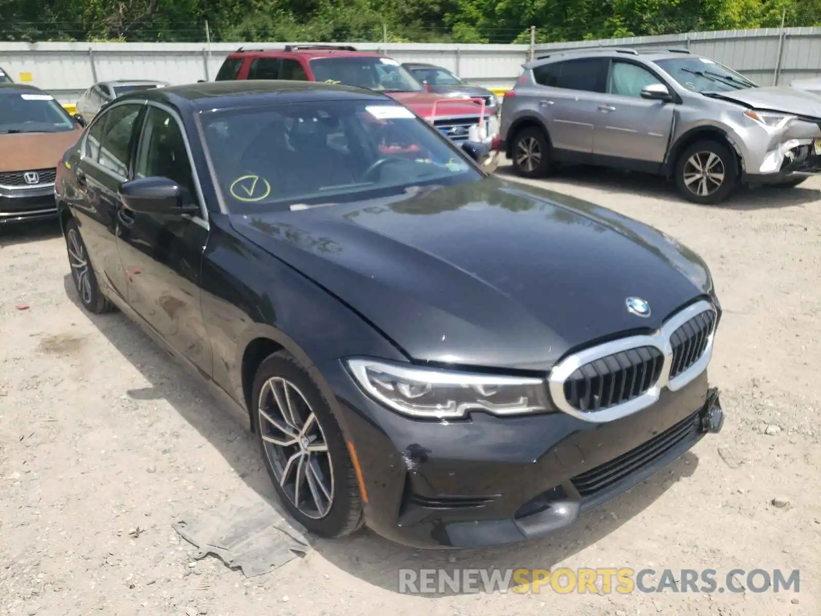 1 Фотография поврежденного автомобиля WBA5R7C53KFH06164 BMW 3 SERIES 2019