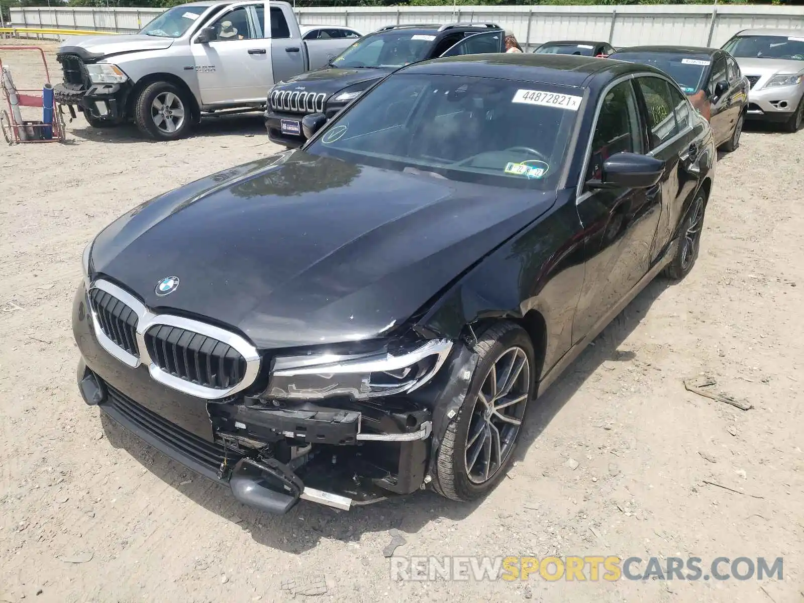 2 Фотография поврежденного автомобиля WBA5R7C53KFH06164 BMW 3 SERIES 2019