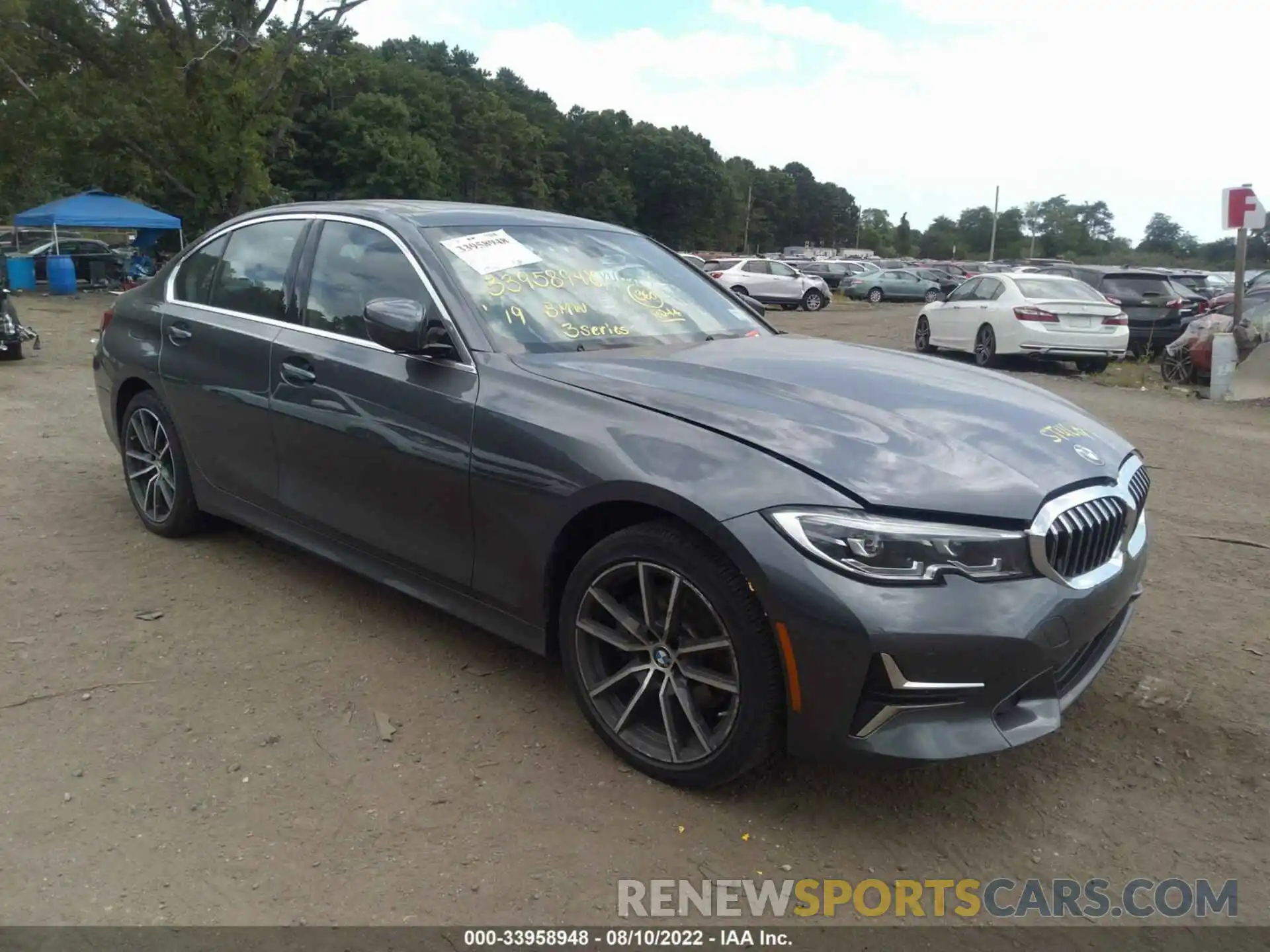 1 Photograph of a damaged car WBA5R7C53KFH12353 BMW 3 SERIES 2019