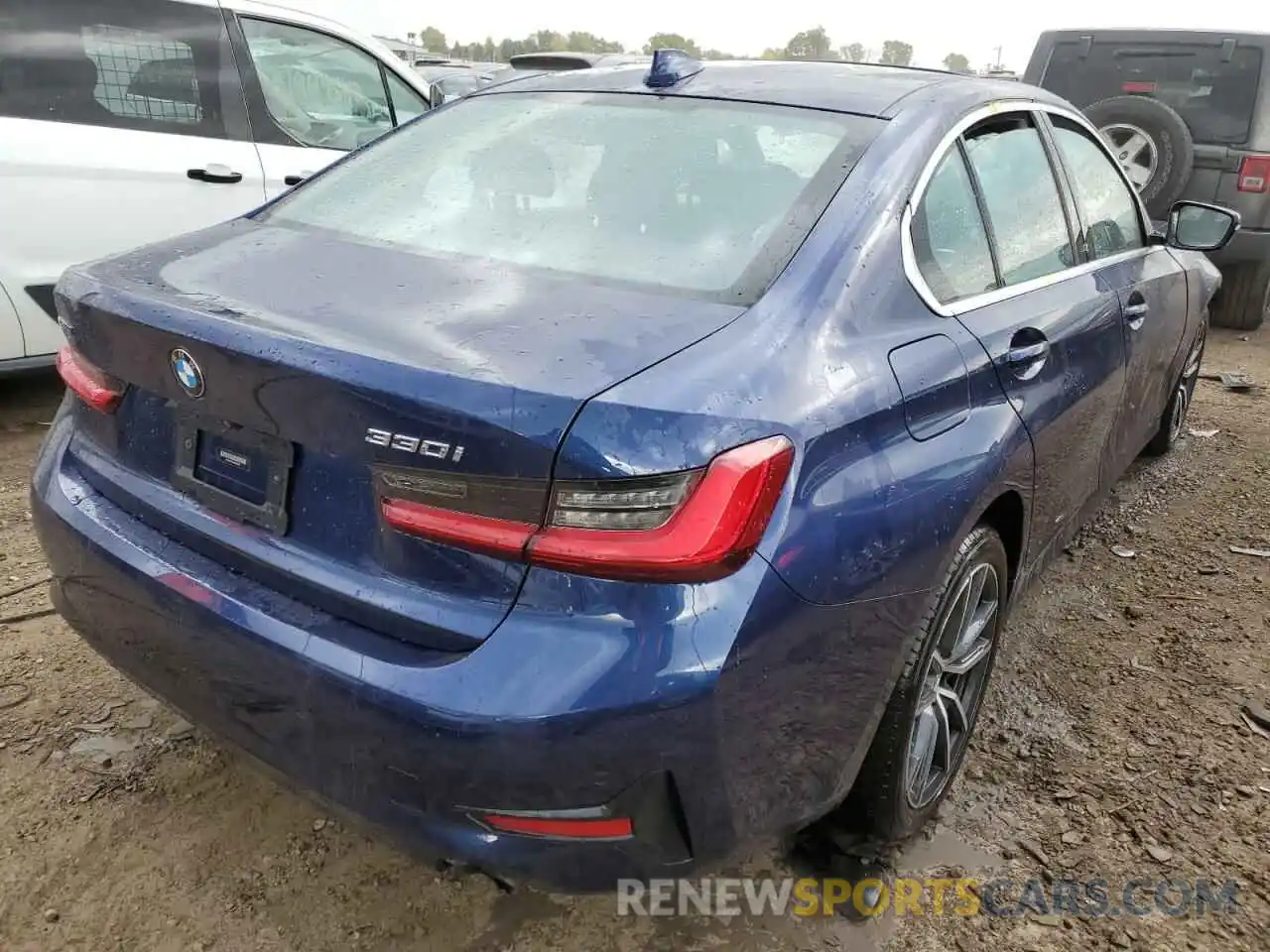 4 Фотография поврежденного автомобиля WBA5R7C53KFH28052 BMW 3 SERIES 2019