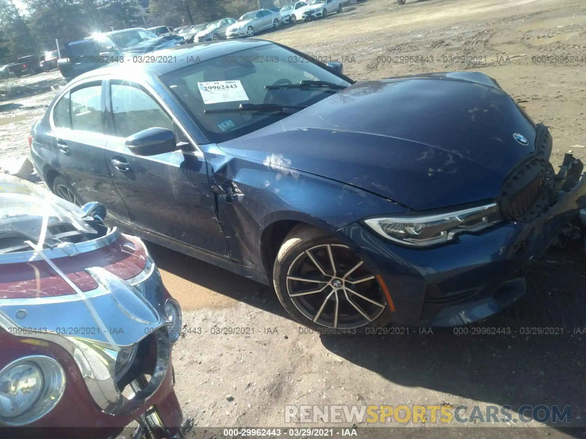 1 Photograph of a damaged car WBA5R7C54KAJ80329 BMW 3 SERIES 2019