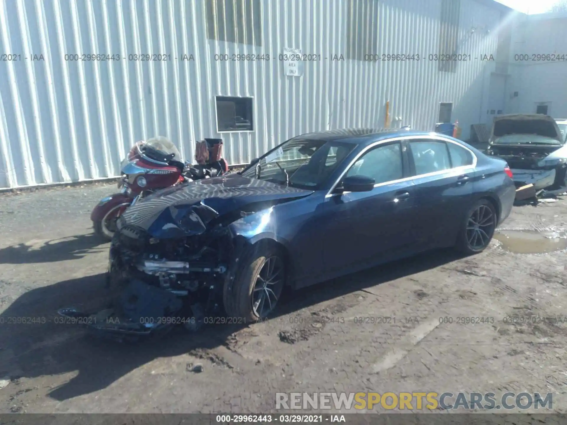 2 Photograph of a damaged car WBA5R7C54KAJ80329 BMW 3 SERIES 2019