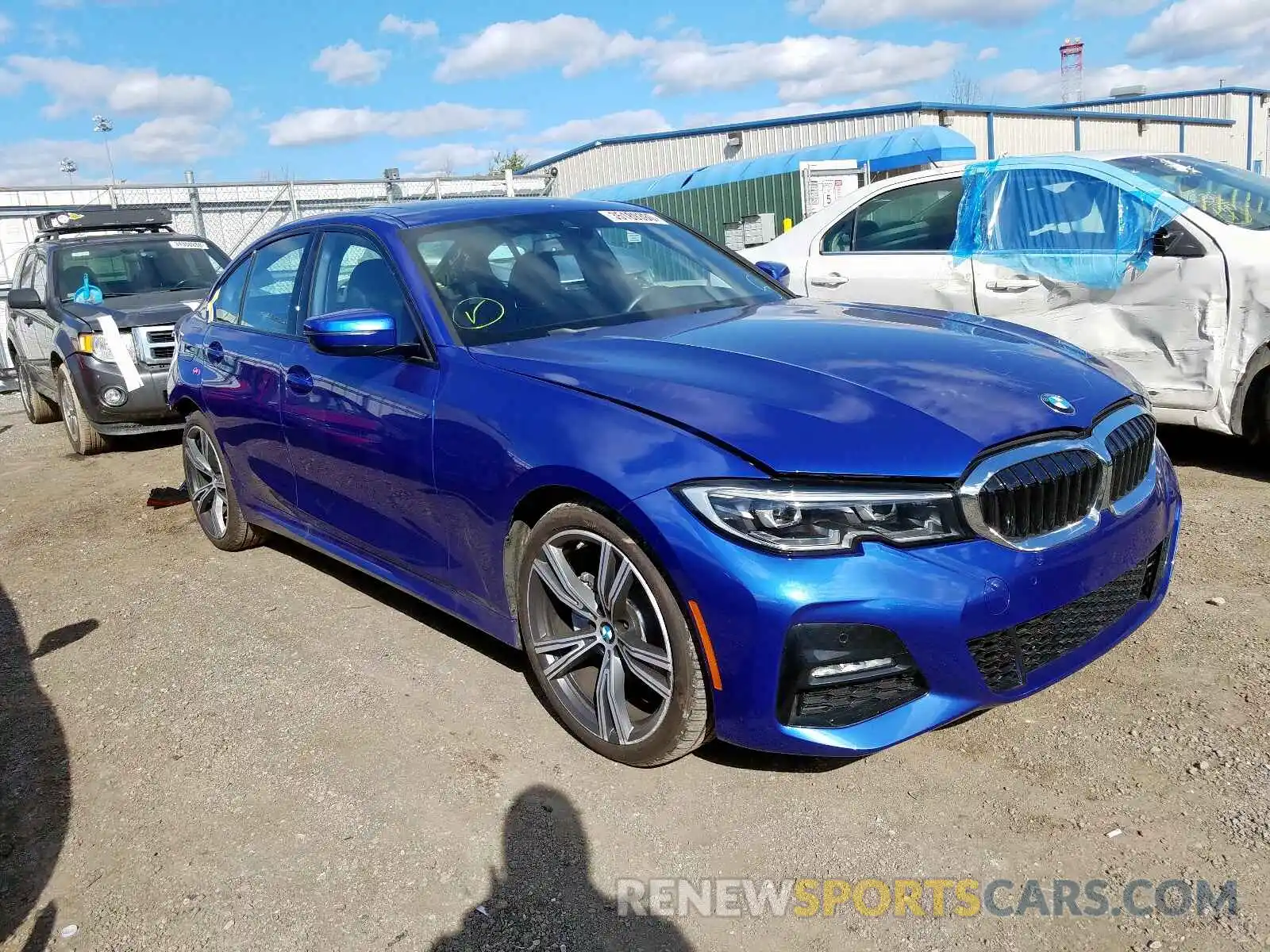 1 Photograph of a damaged car WBA5R7C54KAJ80850 BMW 3 SERIES 2019